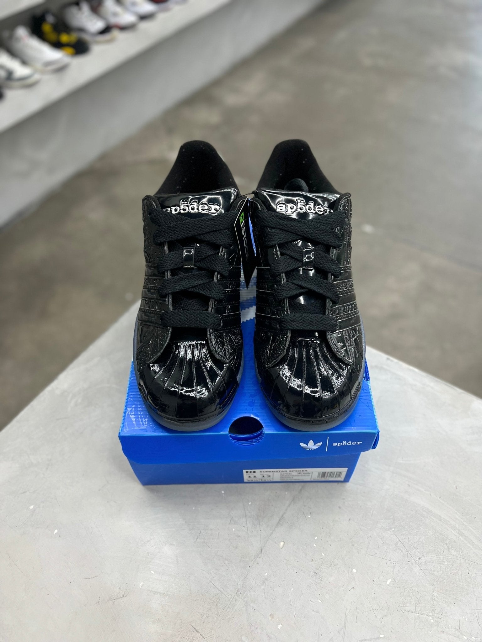 adidas Superstar Sp5der Black Sz 11 (PREOWNED) - Restock Aveadidas Superstar Sp5der Black Sz 11 (PREOWNED)Restock AveRestock Ave11Restock Ave
