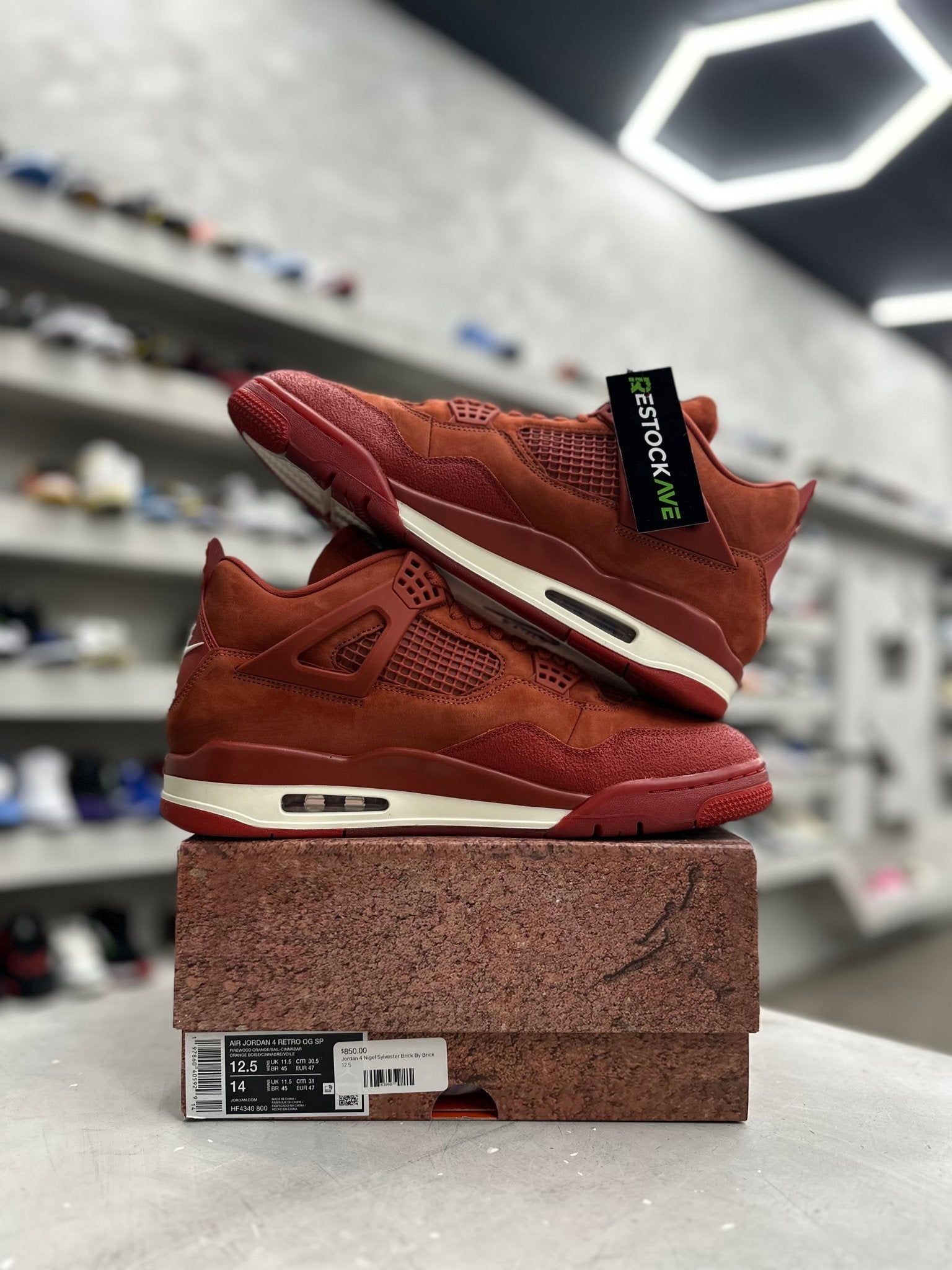 Air Jordan 4 Retro OG SP Nigel Sylvester Brick by Brick Sz 12.5 (PREOWNED) - Restock AveAir Jordan 4 Retro OG SP Nigel Sylvester Brick by Brick Sz 12.5 (PREOWNED)Restock AveRestock Ave12.5Restock Ave