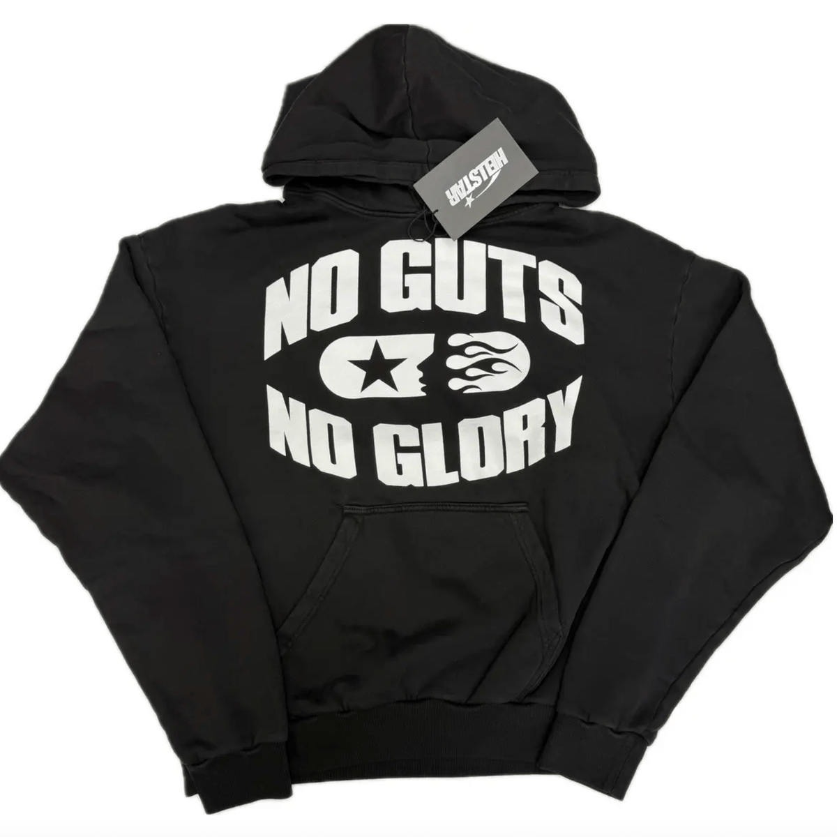 Hellstar No Guts No Glory Black Hoodie – Restock Ave