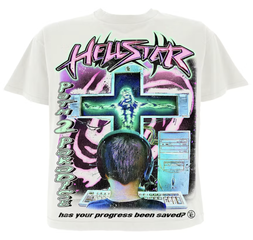 Hellstar Online T-Shirt White SZ XL (PREOWNED) - Restock AveHellstar Online T-Shirt White SZ XL (PREOWNED)Restock AveRestock AveXL89659251Restock Ave
