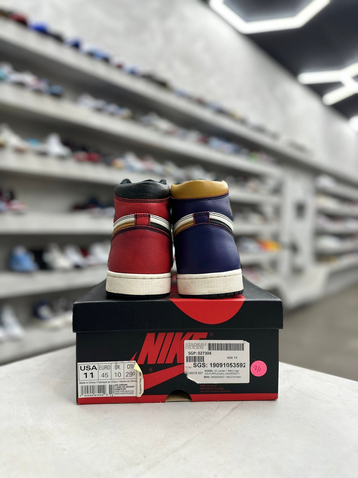 Jordan 1 Retro High OG Defiant SB LA to Chicago Sz 11 (PREOWNED) - Restock AveJordan 1 Retro High OG Defiant SB LA to Chicago Sz 11 (PREOWNED)Restock AveRestock Ave11Restock Ave