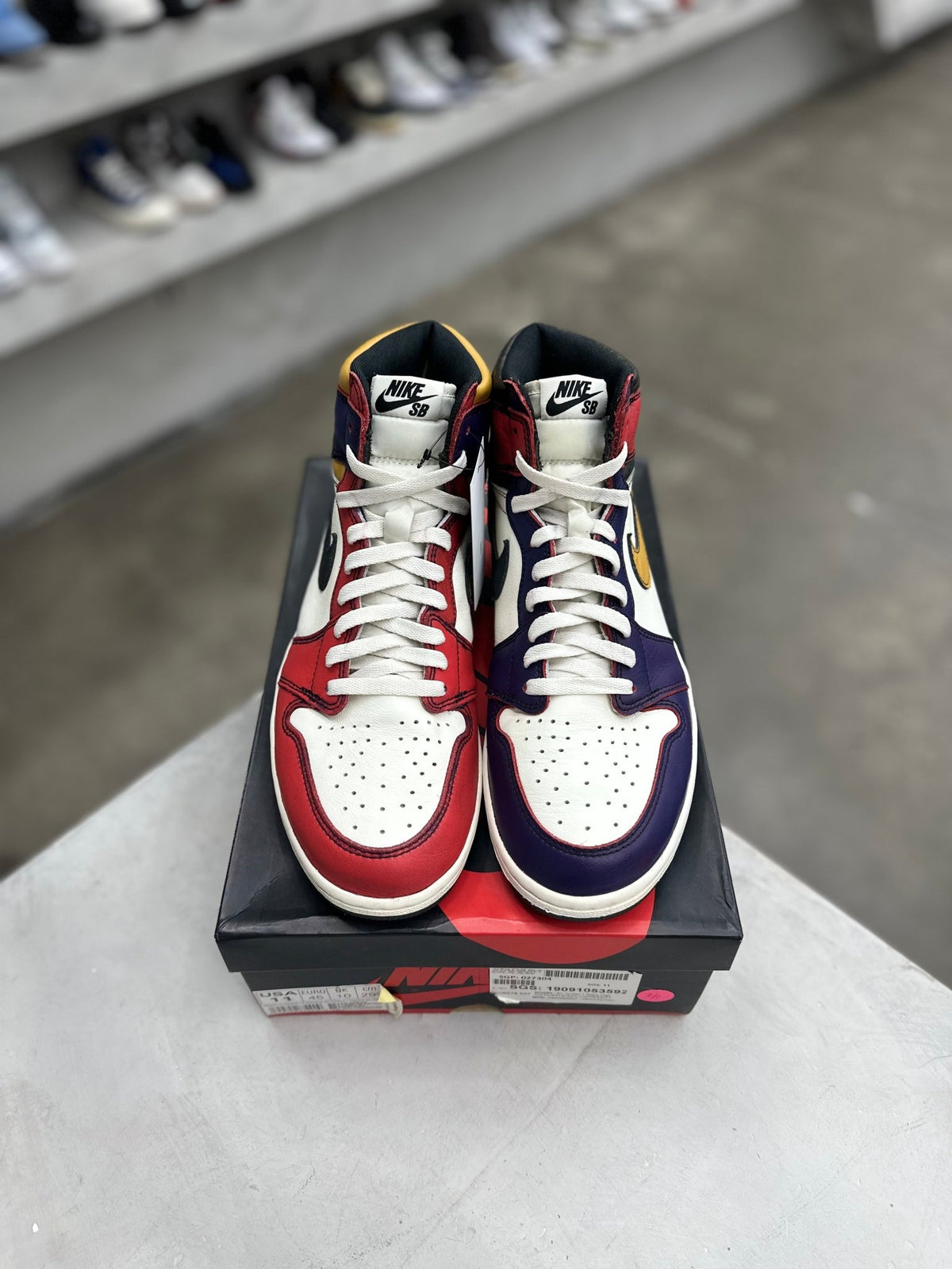 Jordan 1 Retro High OG Defiant SB LA to Chicago Sz 11 (PREOWNED) - Restock AveJordan 1 Retro High OG Defiant SB LA to Chicago Sz 11 (PREOWNED)Restock AveRestock Ave11Restock Ave