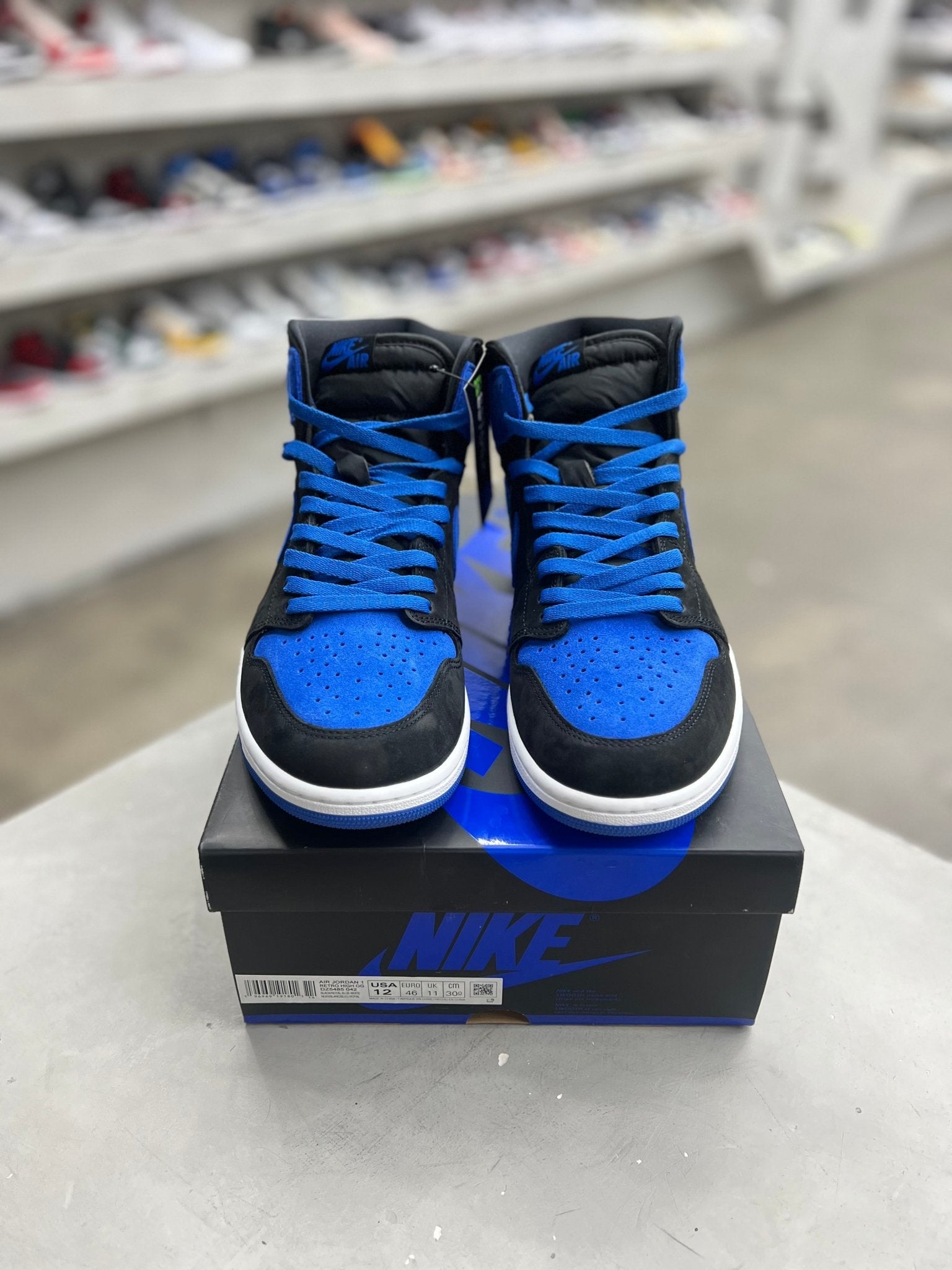 Jordan 1 Retro High OG Royal Reimagined SZ 12 (PREOWNED) - Restock AveJordan 1 Retro High OG Royal Reimagined SZ 12 (PREOWNED)Restock AveRestock AveRestock Ave