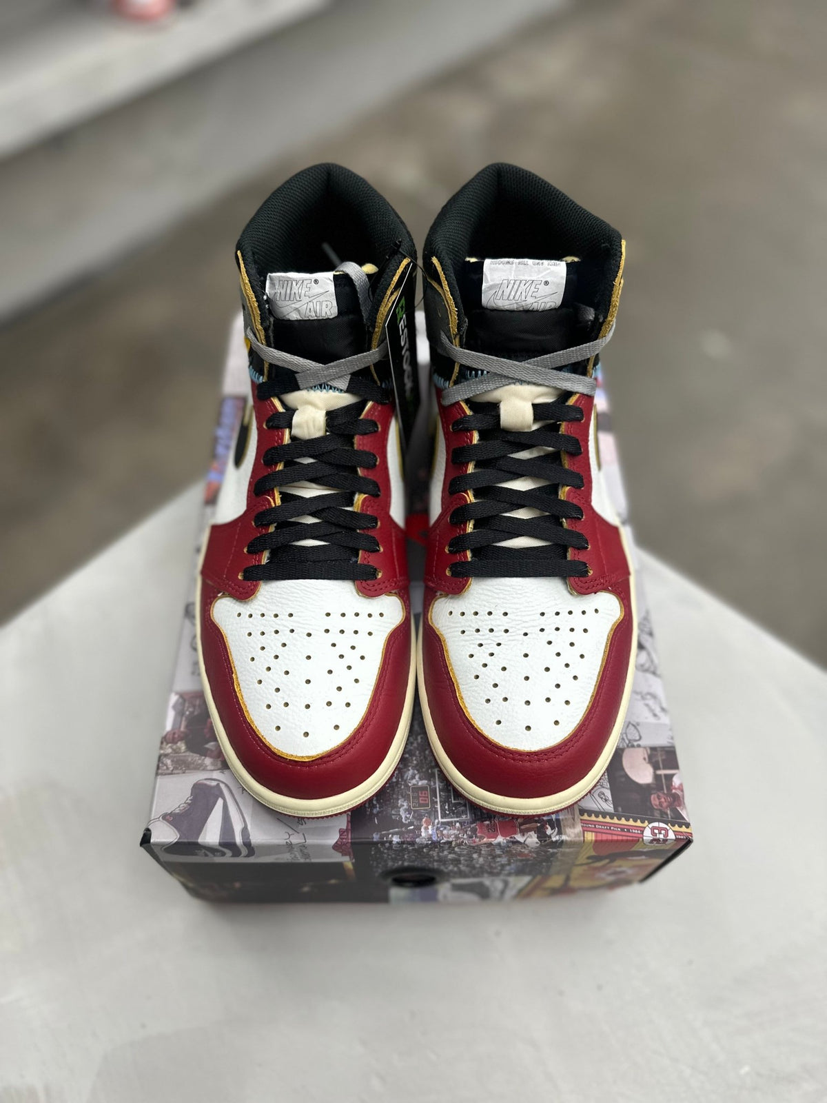 Jordan 1 Retro High OG SP Union LA Chicago Shadow Sz 9.5 (PREOWNED) - Restock AveJordan 1 Retro High OG SP Union LA Chicago Shadow Sz 9.5 (PREOWNED)Restock AveRestock Ave9.5Restock Ave