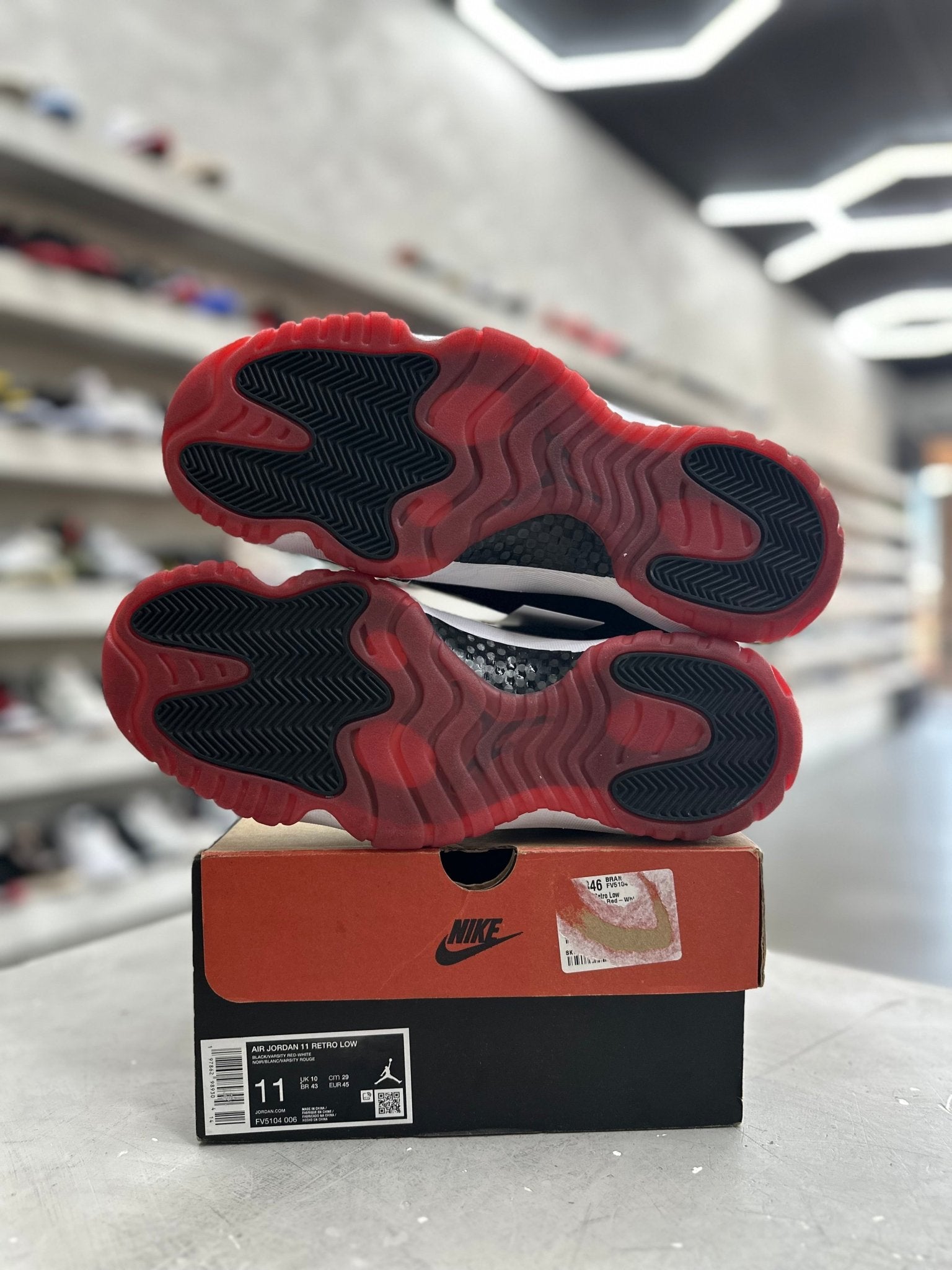 Jordan 11 Retro Low Bred Sz 11 (PREOWNED) - Restock AveJordan 11 Retro Low Bred Sz 11 (PREOWNED)Restock AveRestock Ave11Restock Ave