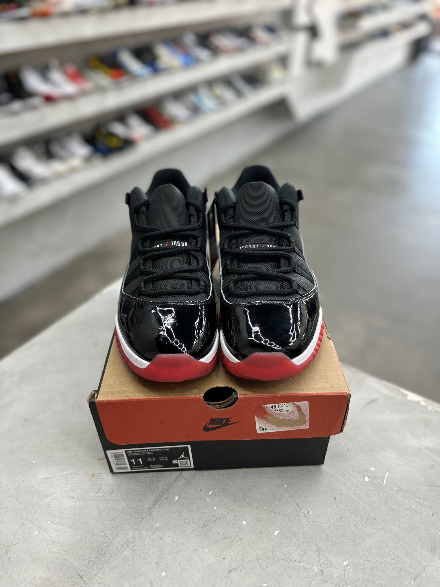 Jordan 11 Retro Low Bred Sz 11 (PREOWNED) - Restock AveJordan 11 Retro Low Bred Sz 11 (PREOWNED)Restock AveRestock Ave11Restock Ave