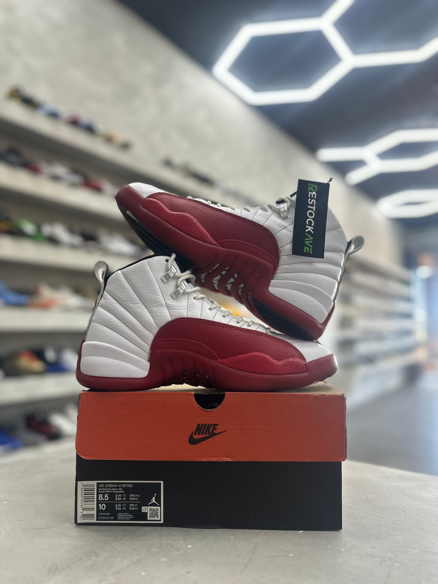 Jordan 12 Retro Cherry Sz 8.5 (PREOWNED) - Restock AveJordan 12 Retro Cherry Sz 8.5 (PREOWNED)Restock AveRestock Ave8.537906035Restock Ave