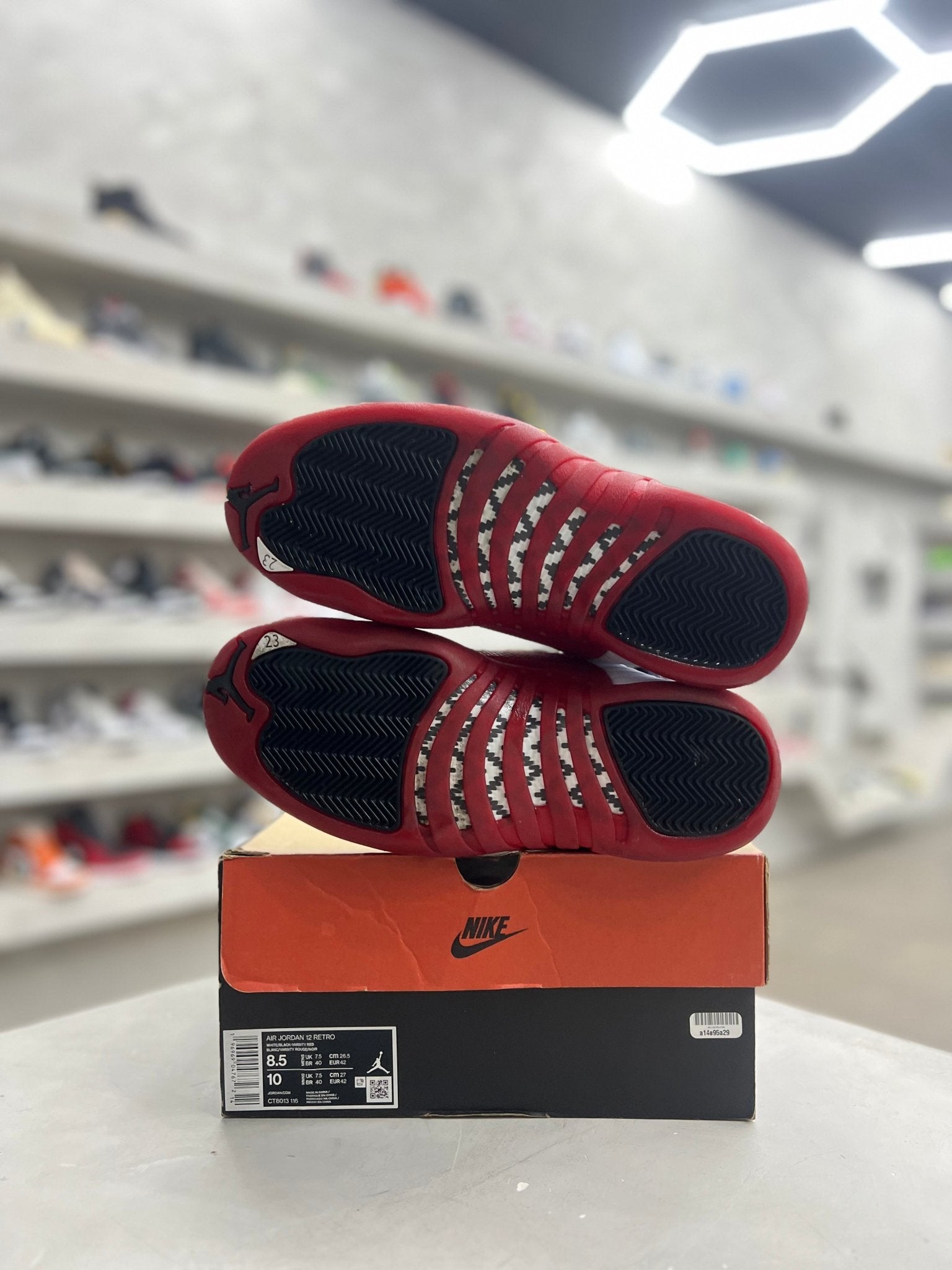 Jordan 12 Retro Cherry Sz 8.5 (PREOWNED) - Restock AveJordan 12 Retro Cherry Sz 8.5 (PREOWNED)Restock AveRestock Ave8.5Restock Ave