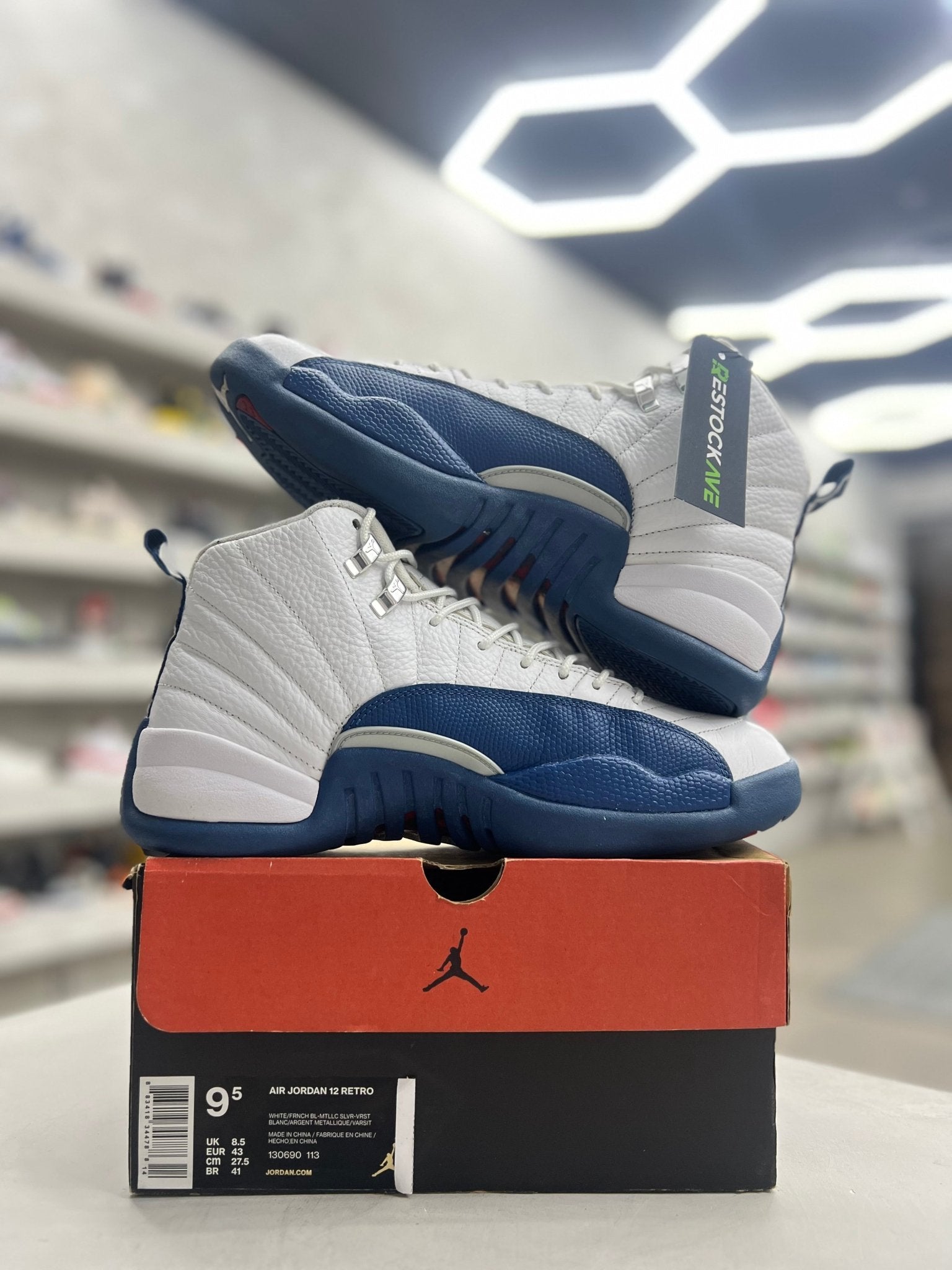 Jordan 12 Retro French Blue Sz 9.5 (PREOWNED) - Restock AveJordan 12 Retro French Blue Sz 9.5 (PREOWNED)Restock AveRestock Ave9.5Restock Ave