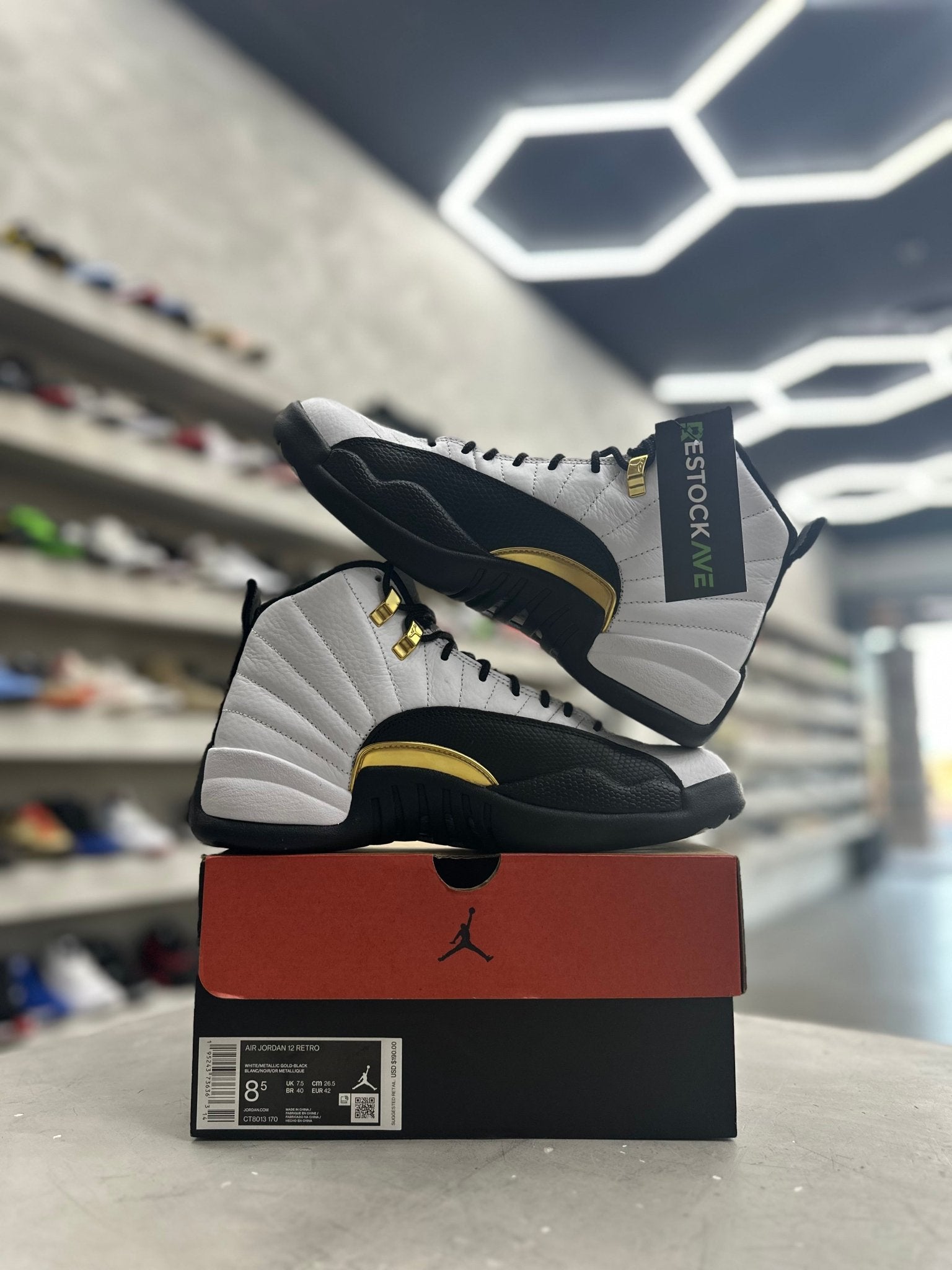 Jordan 12 Retro Royalty Taxi Sz 8.5 (PREOWNED) - Restock AveJordan 12 Retro Royalty Taxi Sz 8.5 (PREOWNED)Restock AveRestock Ave8.5Restock Ave