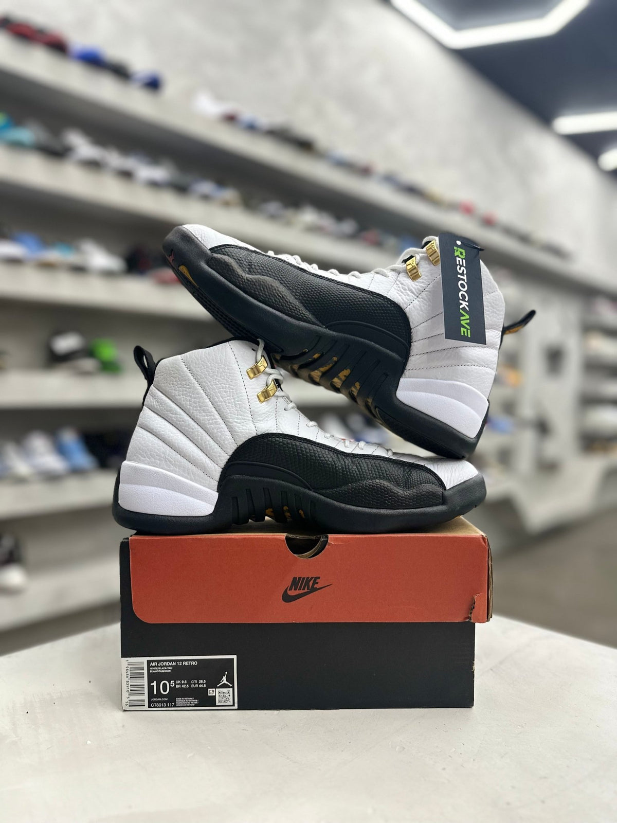 Jordan 12 Retro Taxi Sz 10.5 (PREOWNED) - Restock AveJordan 12 Retro Taxi Sz 10.5 (PREOWNED)Restock AveRestock Ave10.5Restock Ave
