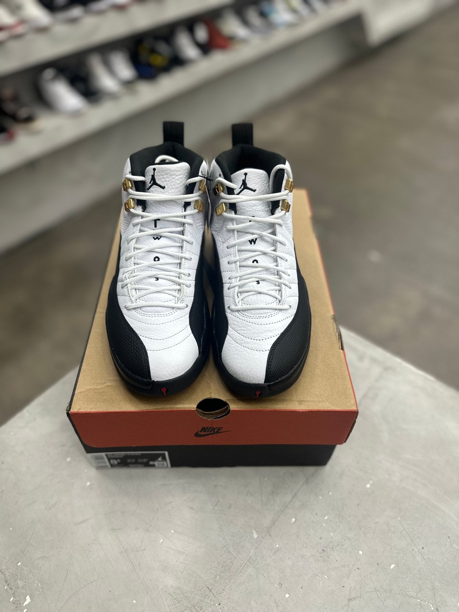 Jordan 12 Retro Taxi Sz 8.5 (PREOWNED) - Restock AveJordan 12 Retro Taxi Sz 8.5 (PREOWNED)Restock AveRestock Ave8.5Restock Ave