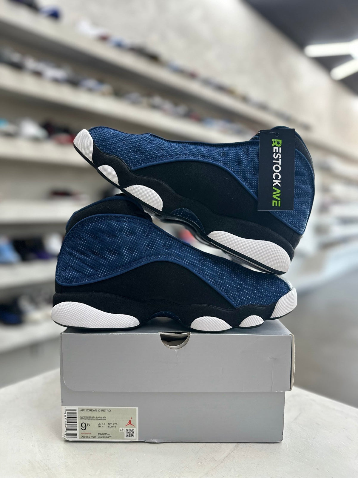 Jordan 13 Retro Brave Blue Sz 9.5 (PREOWNED) - Restock AveJordan 13 Retro Brave Blue Sz 9.5 (PREOWNED)Restock AveRestock Ave9.5Restock Ave