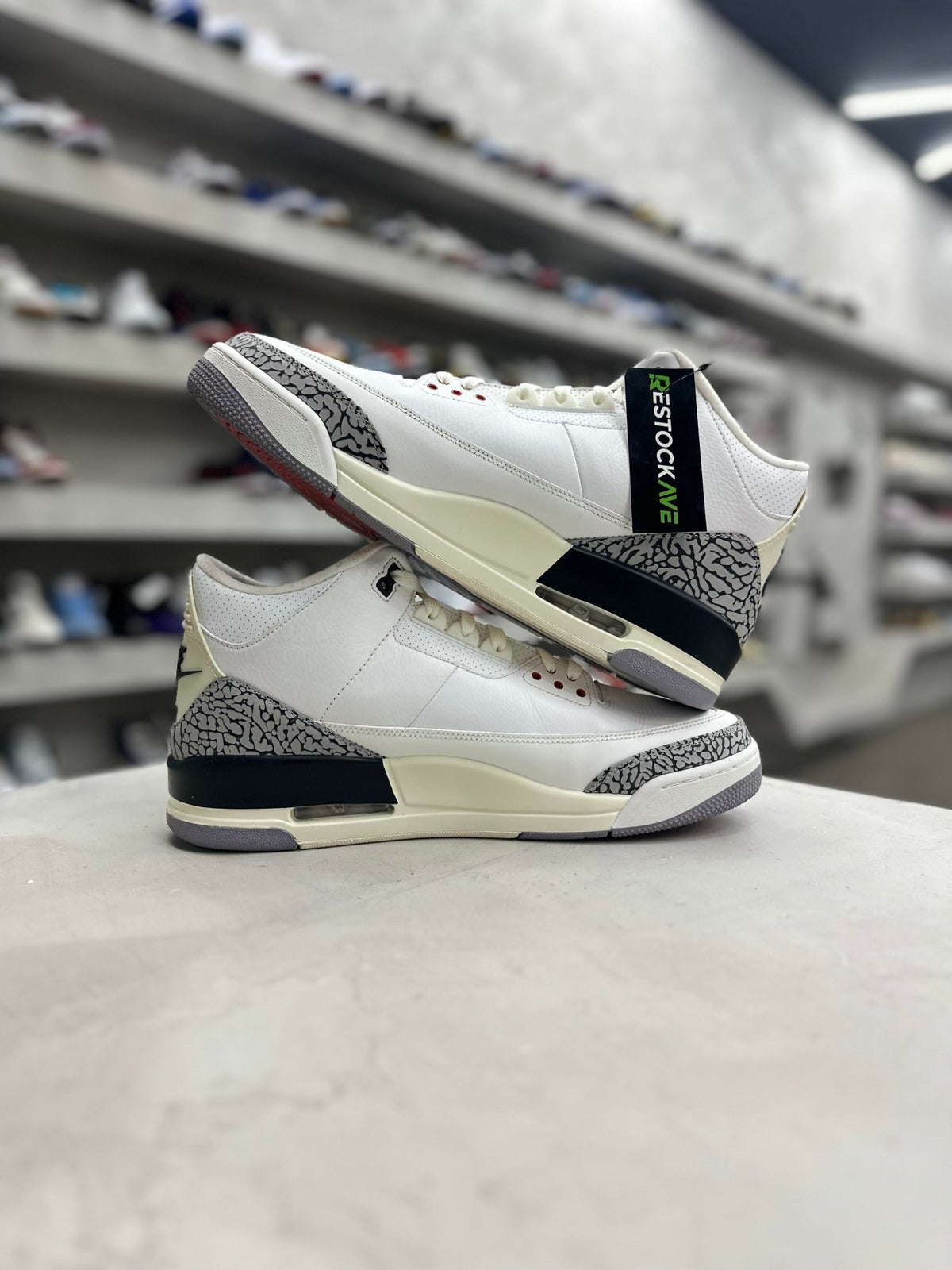 Jordan 3 Retro White Cement Reimagined Sz 15 (PREOWNED) (NO BOX) - Restock AveJordan 3 Retro White Cement Reimagined Sz 15 (PREOWNED) (NO BOX)Restock AveRestock Ave15Restock Ave