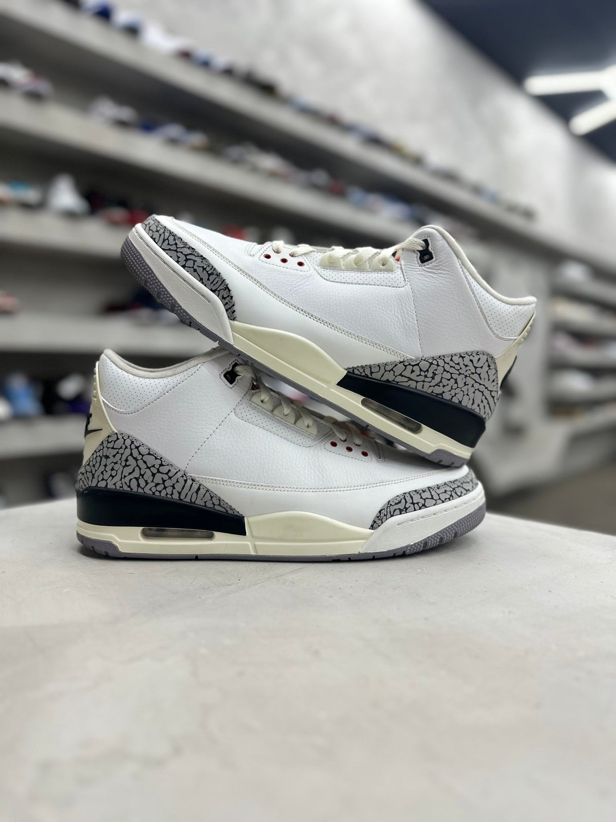 Jordan 3 Retro White Cement Reimagined Sz 15 (PREOWNED) (NO BOX) - Restock AveJordan 3 Retro White Cement Reimagined Sz 15 (PREOWNED) (NO BOX)Restock AveRestock Ave15Restock Ave