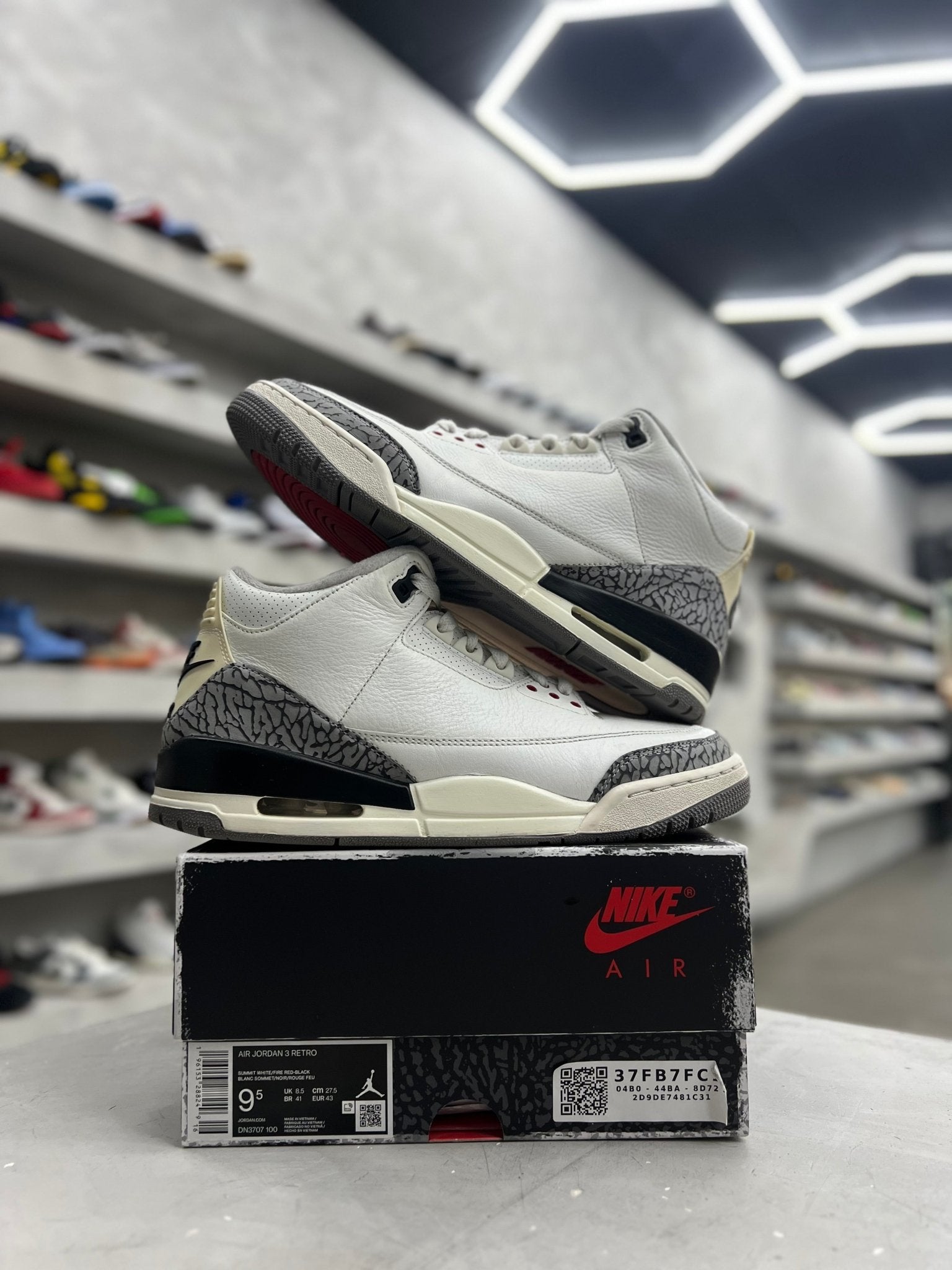 Jordan 3 Retro White Cement Reimagined Sz 9.5 (PREOWNED) - Restock AveJordan 3 Retro White Cement Reimagined Sz 9.5 (PREOWNED)Restock AveRestock Ave9.5Restock Ave