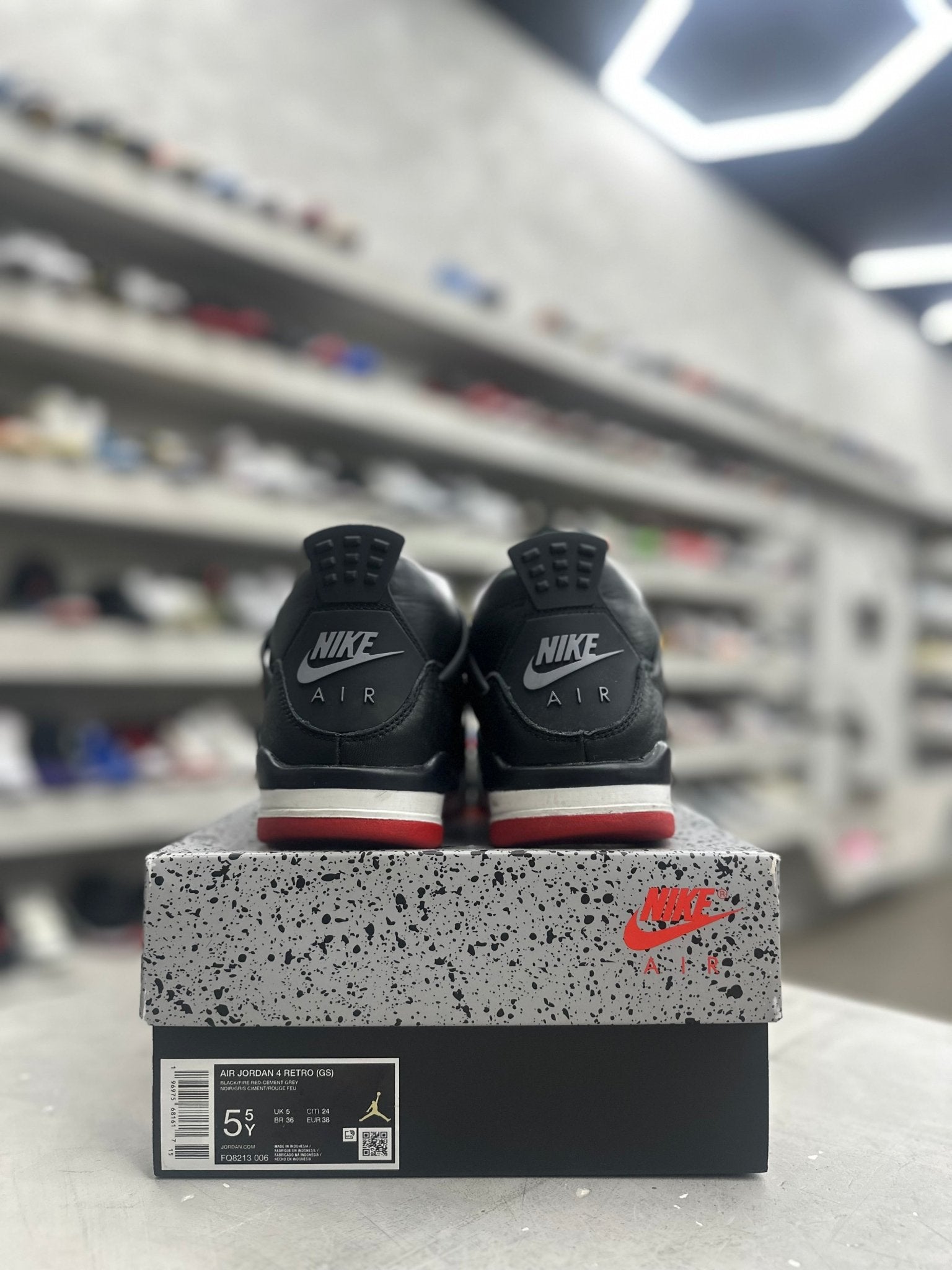 Jordan 4 Retro Bred Reimagined Sz 5.5 (PREOWNED) - Restock AveJordan 4 Retro Bred Reimagined Sz 5.5 (PREOWNED)Restock AveRestock Ave5.5Restock Ave