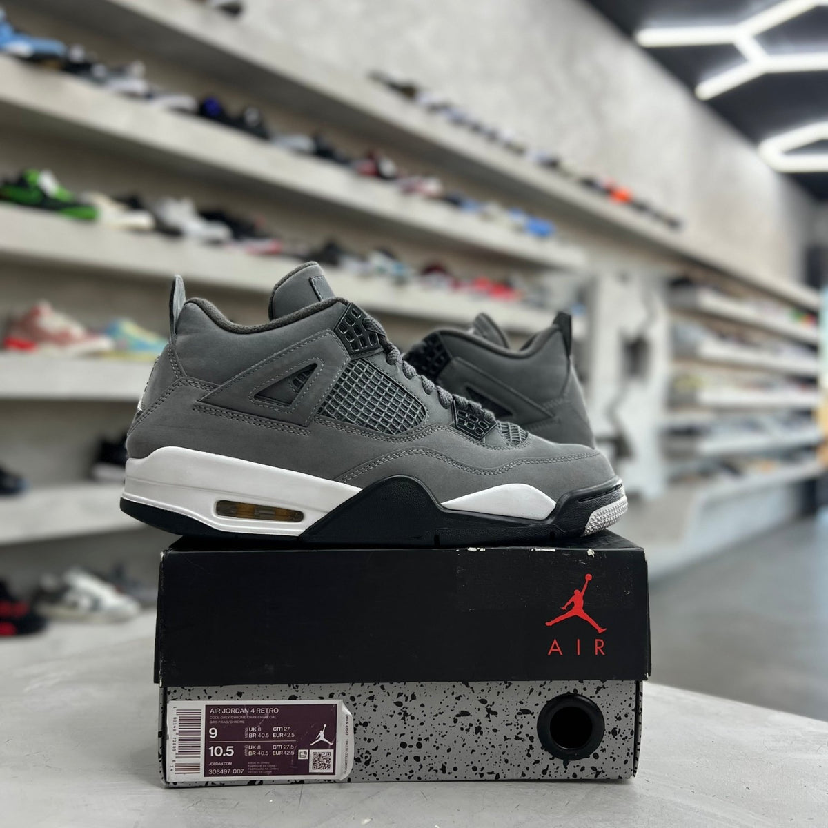 Jordan 4 Retro Cool Grey Sz 9 (PREOWNED) – Restock Ave