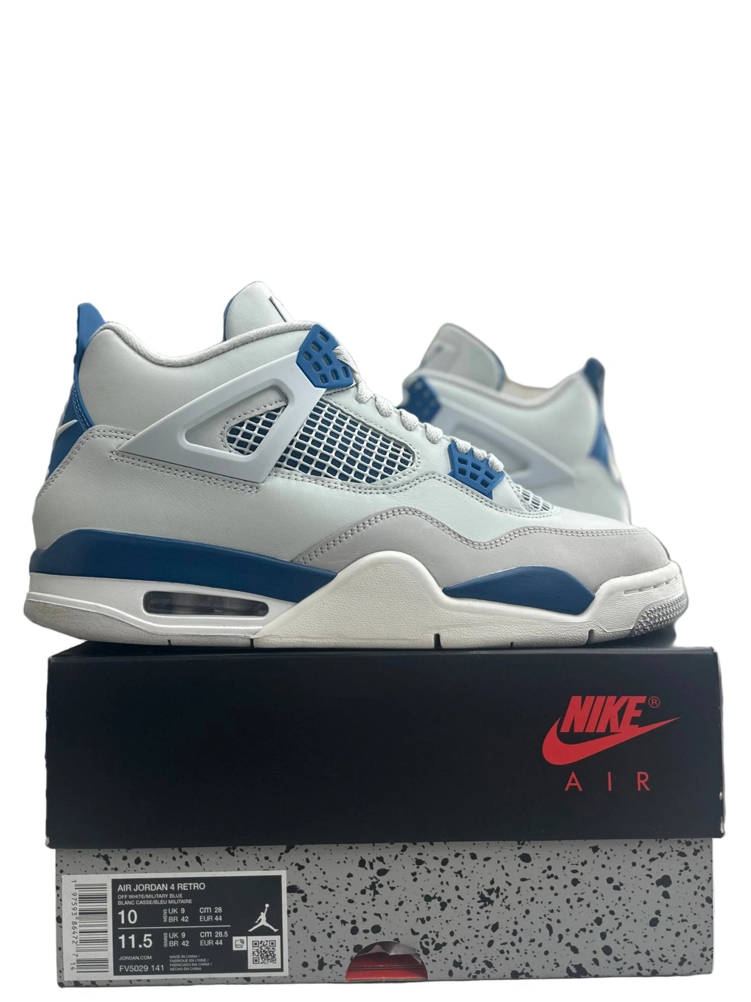 Jordan 4 Retro Military Blue Sz 10 (PREOWNED) - Restock AveJordan 4 Retro Military Blue Sz 10 (PREOWNED)Restock AveRestock Ave1033109875Restock Ave