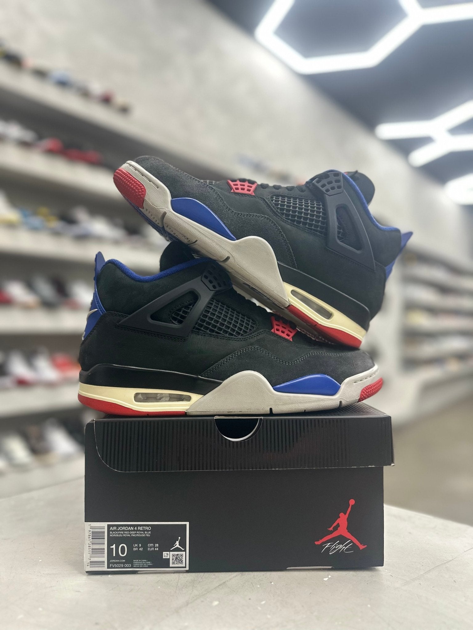 Jordan 4 Retro Rare Air (White Lettering) Sz 10 (PREOWNED) - Restock AveJordan 4 Retro Rare Air (White Lettering) Sz 10 (PREOWNED)Restock AveRestock Ave10Restock Ave