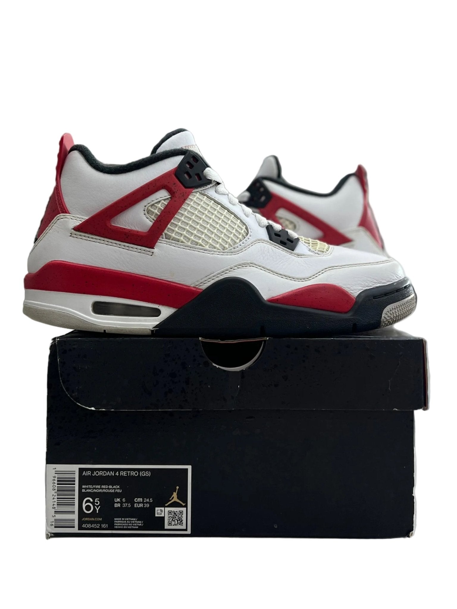 Jordan 4 Retro Red Cement Sz 6.5 (PREOWNED) - Restock AveJordan 4 Retro Red Cement Sz 6.5 (PREOWNED)Restock AveRestock Ave6.551631475Restock Ave