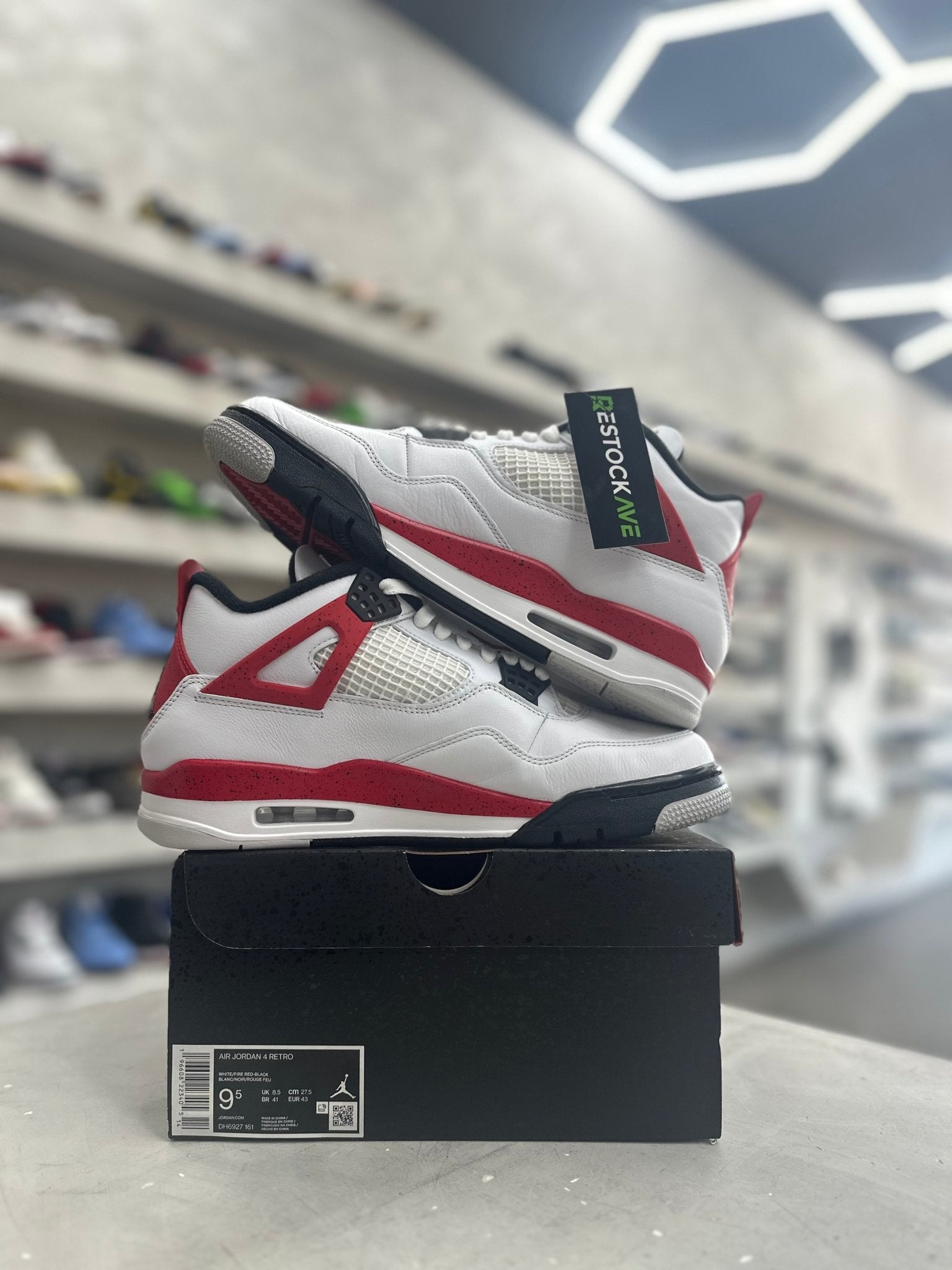 Jordan 4 Retro Red Cement Sz 9.5 (PREOWNED) - Restock AveJordan 4 Retro Red Cement Sz 9.5 (PREOWNED)Restock AveRestock Ave9.539335795Restock Ave