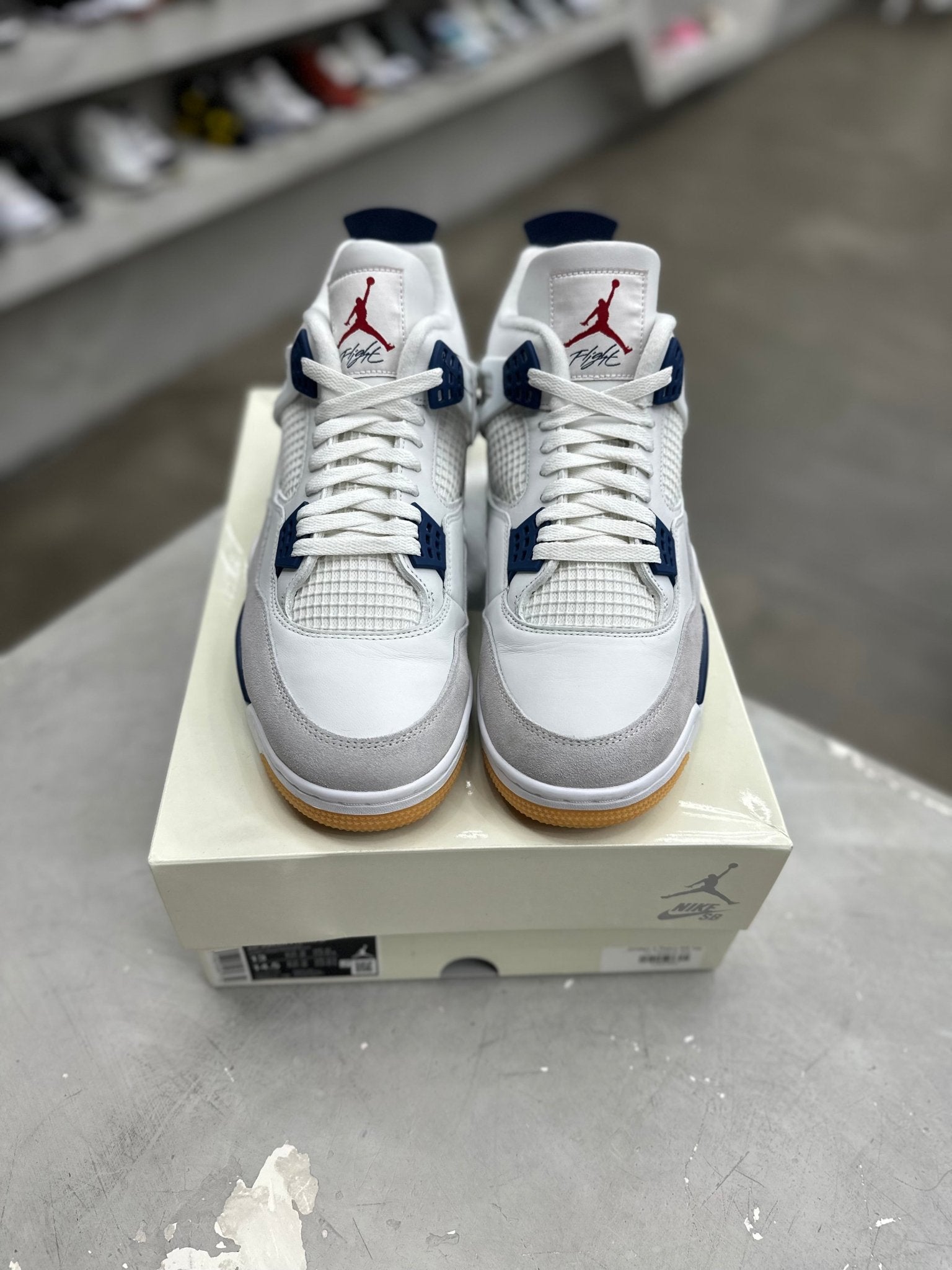 Jordan 4 Retro SB Navy Sz 13 (PREOWNED) - Restock AveJordan 4 Retro SB Navy Sz 13 (PREOWNED)Restock AveRestock Ave13Restock Ave