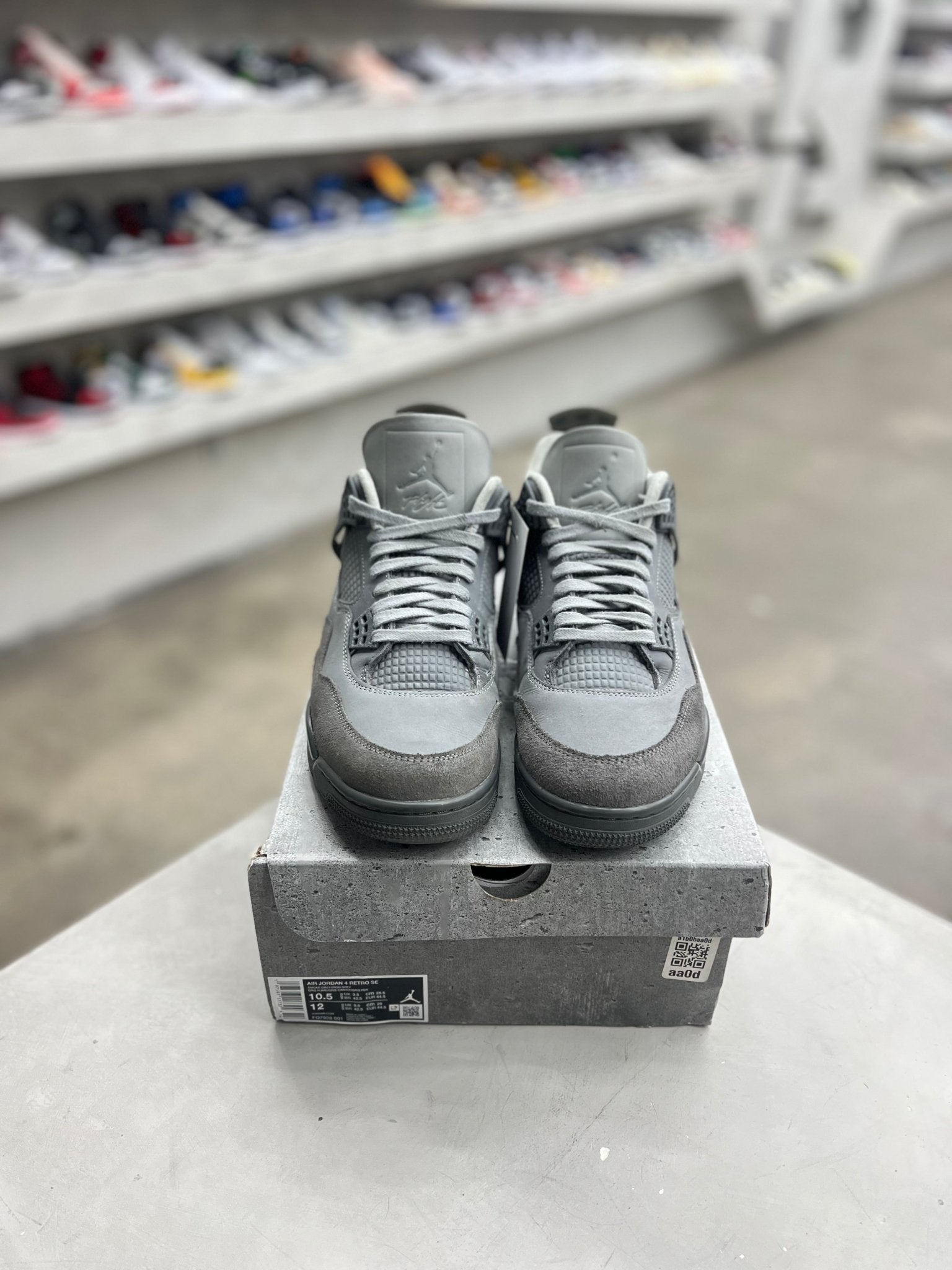 Jordan 4 Retro SE Paris Olympics Wet Cement Sz 10.5 (PREOWNED) - Restock AveJordan 4 Retro SE Paris Olympics Wet Cement Sz 10.5 (PREOWNED)Restock AveRestock Ave10.5Restock Ave