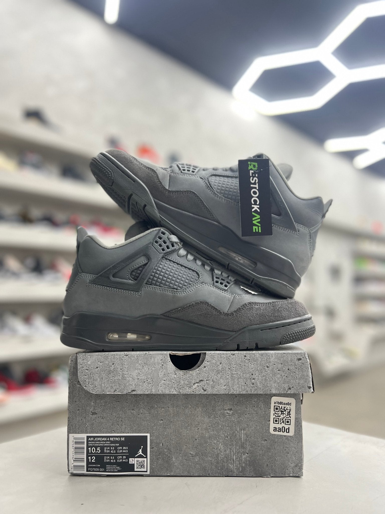 Jordan 4 Retro SE Paris Olympics Wet Cement Sz 10.5 (PREOWNED) - Restock AveJordan 4 Retro SE Paris Olympics Wet Cement Sz 10.5 (PREOWNED)Restock AveRestock Ave10.5Restock Ave