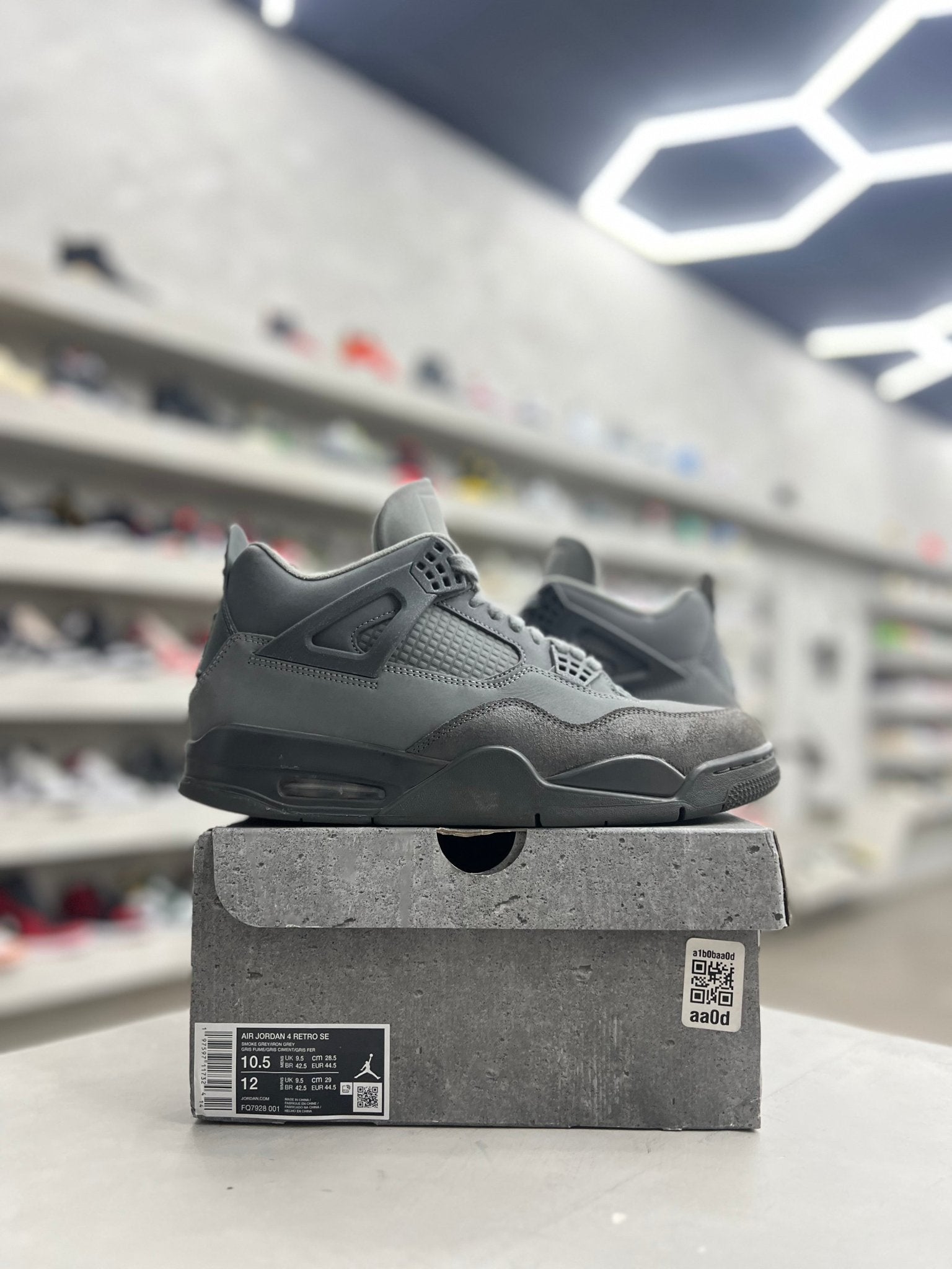 Jordan 4 Retro SE Paris Olympics Wet Cement Sz 10.5 (PREOWNED) - Restock AveJordan 4 Retro SE Paris Olympics Wet Cement Sz 10.5 (PREOWNED)Restock AveRestock Ave10.5Restock Ave