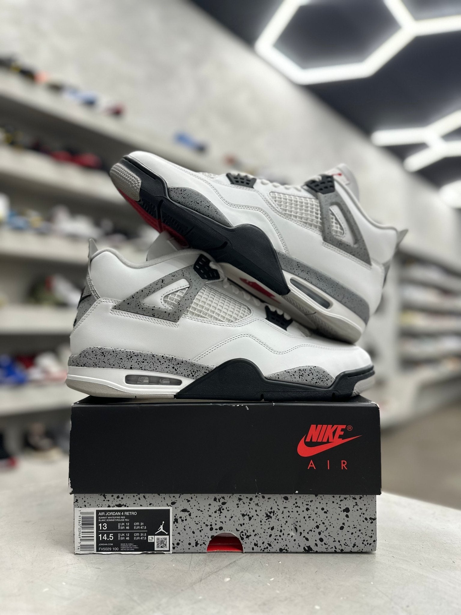 Jordan 4 Retro White Cement Sz 13 (PREOWNED) - Restock AveJordan 4 Retro White Cement Sz 13 (PREOWNED)Restock AveRestock Ave13Restock Ave