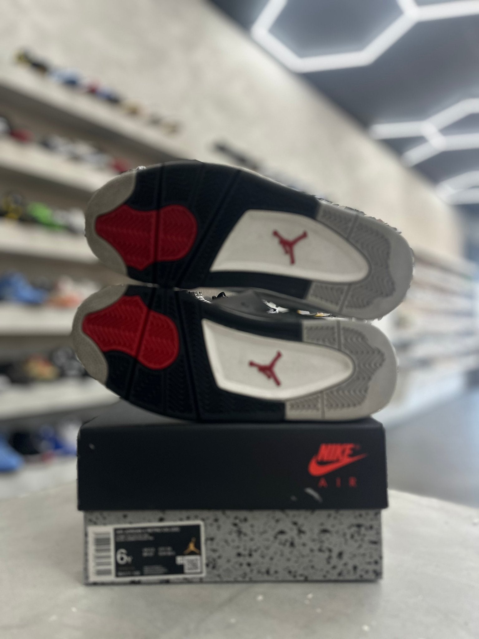 Jordan 4 Retro White Cement Sz 6y (PREOWNED) - Restock AveJordan 4 Retro White Cement Sz 6y (PREOWNED)Restock AveRestock Ave6yRestock Ave