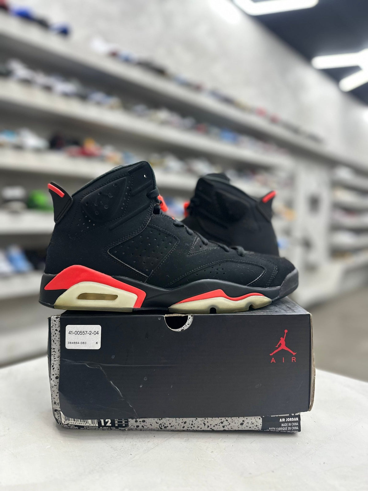 Jordan 6 Retro Black Infrared Sz 12 (PREOWNED) - Restock AveJordan 6 Retro Black Infrared Sz 12 (PREOWNED)Restock AveRestock Ave1200446579Restock Ave