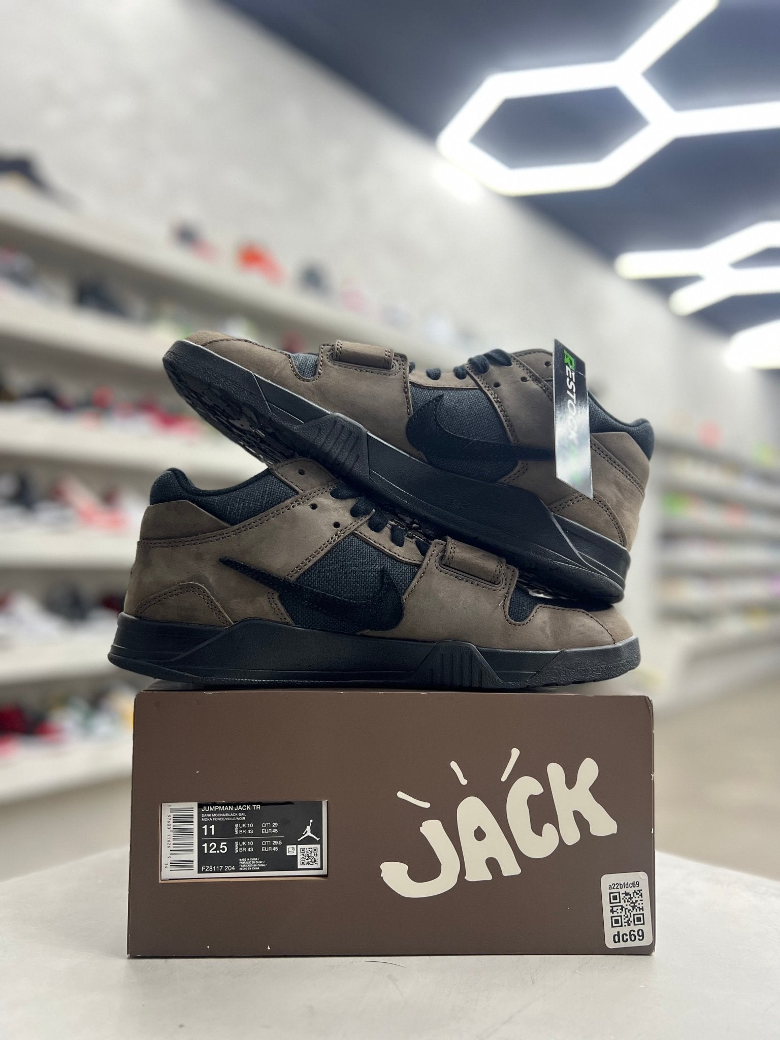 Jordan Jumpman Jack TR Travis Scott Dark Mocha Sz 11 (PREOWNED) - Restock AveJordan Jumpman Jack TR Travis Scott Dark Mocha Sz 11 (PREOWNED)Restock AveRestock Ave11Restock Ave