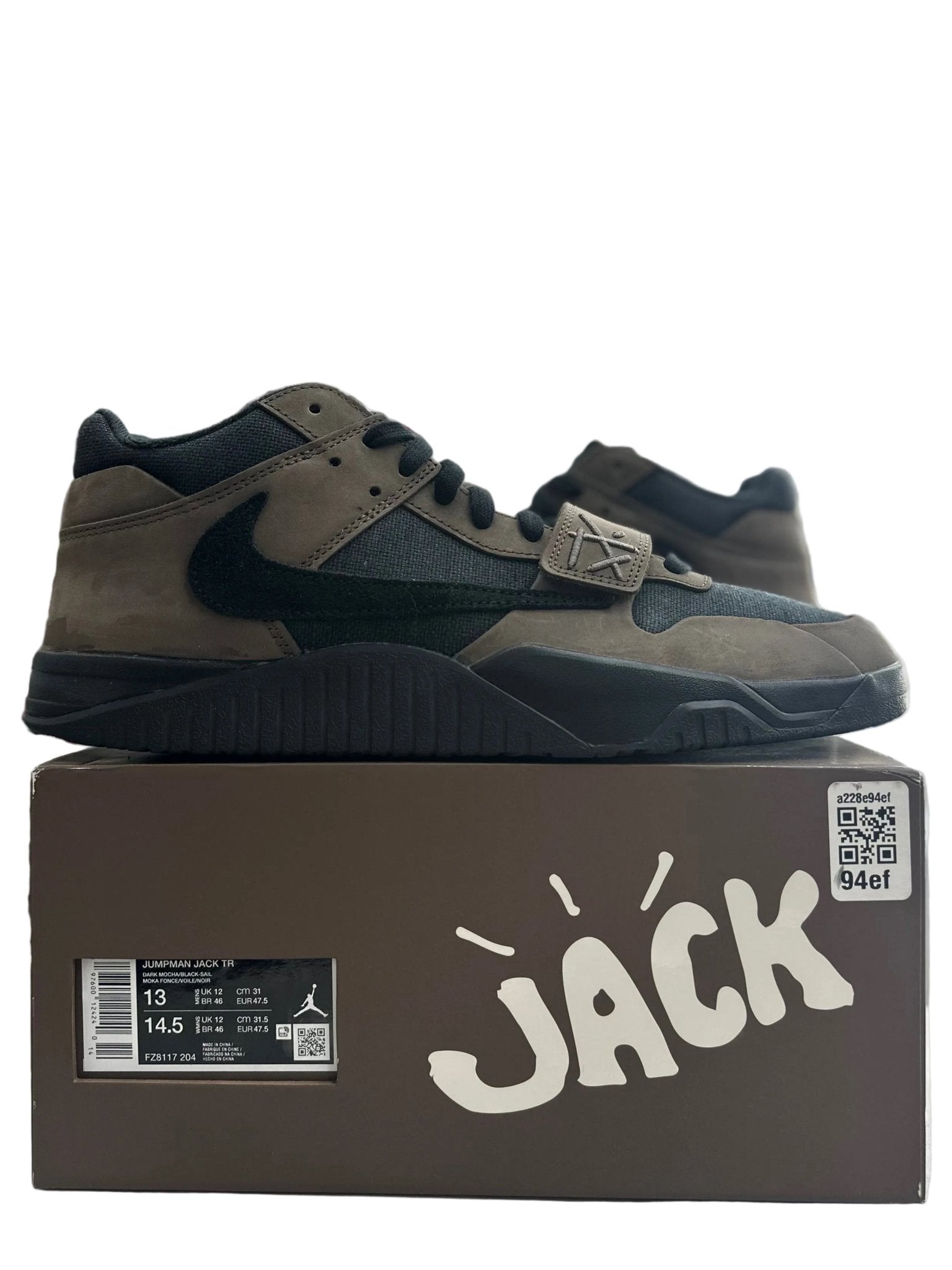 Jordan Jumpman Jack TR Travis Scott Dark Mocha Sz 13 (PREOWNED) - Restock AveJordan Jumpman Jack TR Travis Scott Dark Mocha Sz 13 (PREOWNED)Restock AveRestock Ave1326060659Restock Ave