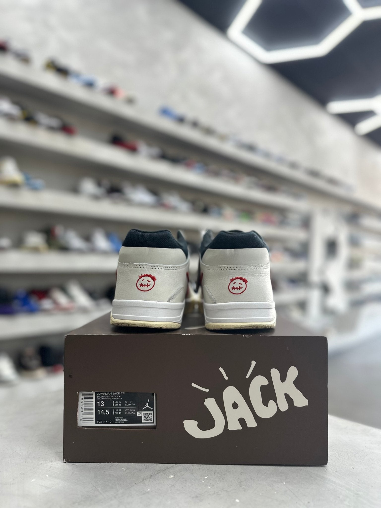 Jordan Jumpman Jack TR Travis Scott University Red Sz 13 (PREOWNED) - Restock AveJordan Jumpman Jack TR Travis Scott University Red Sz 13 (PREOWNED)Restock AveRestock Ave1399395443Restock Ave