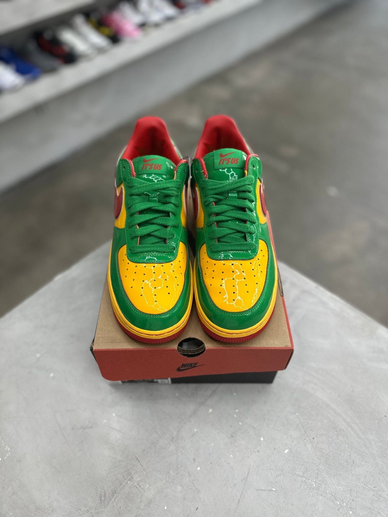 Nike Air Force 1 Low Lil Yachty Concrete Boys Lucky Green Sz 10.5 (PREOWNED) - Restock AveNike Air Force 1 Low Lil Yachty Concrete Boys Lucky Green Sz 10.5 (PREOWNED)Restock AveRestock Ave10.546466419Restock Ave