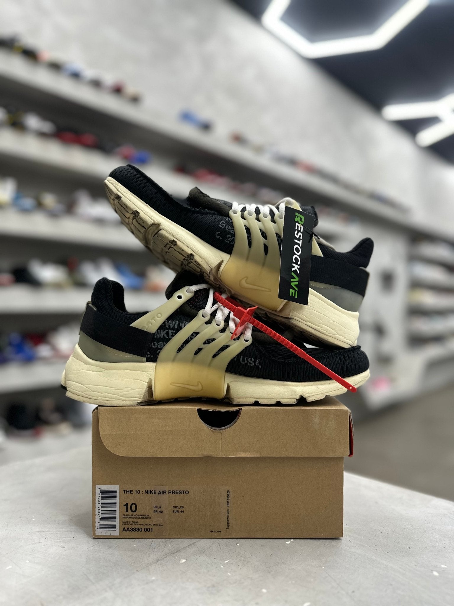 Nike Air Presto Off-White Sz 10 (PREOWNED) - Restock AveNike Air Presto Off-White Sz 10 (PREOWNED)Restock AveRestock Ave10Restock Ave