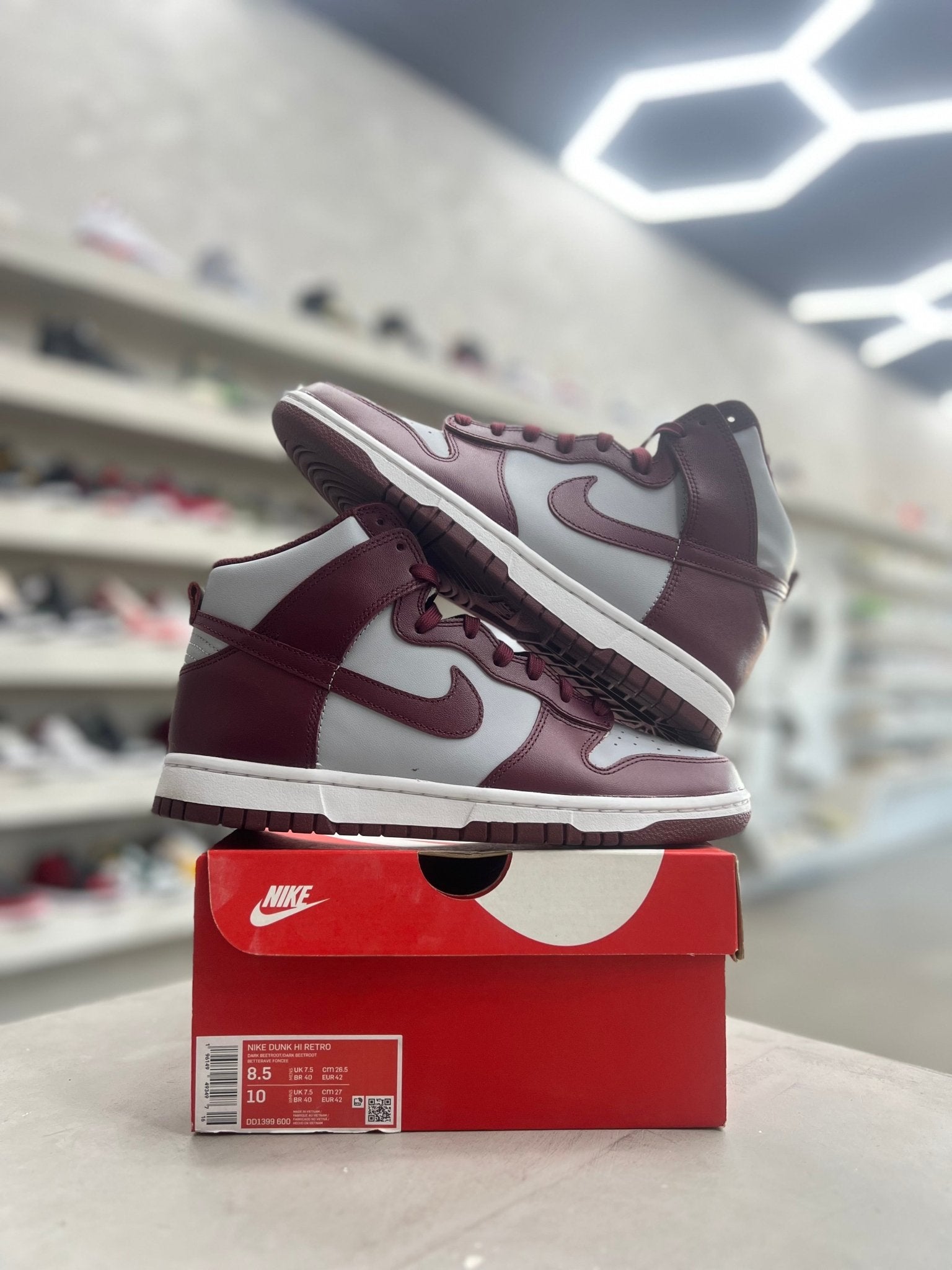 Nike Dunk High Retro Dark Beetroot Sz 8.5 (PREOWNED) - Restock AveNike Dunk High Retro Dark Beetroot Sz 8.5 (PREOWNED)Restock AveRestock Ave8.5Restock Ave