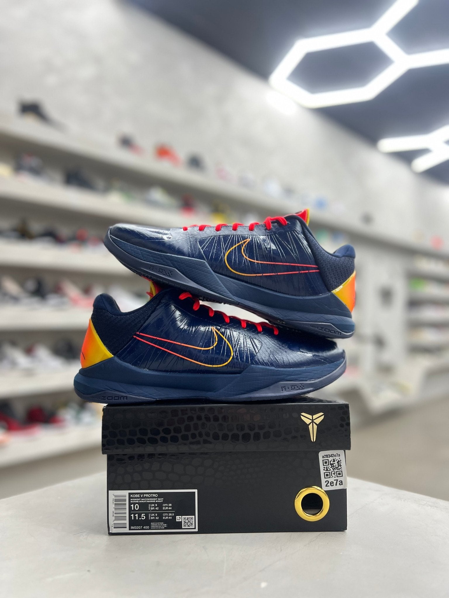 Nike Kobe 5 Protro Caitlin Clark Indiana Fever Sz 10 (PREOWNED) - Restock AveNike Kobe 5 Protro Caitlin Clark Indiana Fever Sz 10 (PREOWNED)Restock AveRestock Ave10Restock Ave
