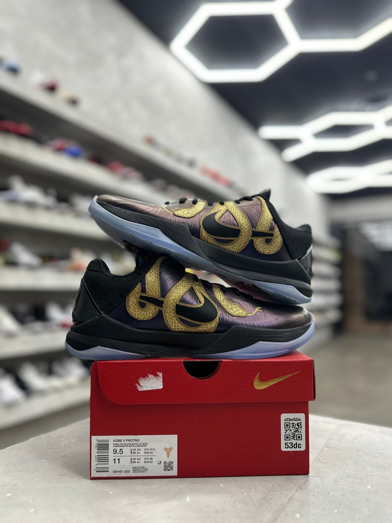 Nike Kobe 5 Protro Year of the Mamba Eggplant Sz 9.5 (PREOWNED) - Restock AveNike Kobe 5 Protro Year of the Mamba Eggplant Sz 9.5 (PREOWNED)Restock AveRestock Ave9.5Restock Ave