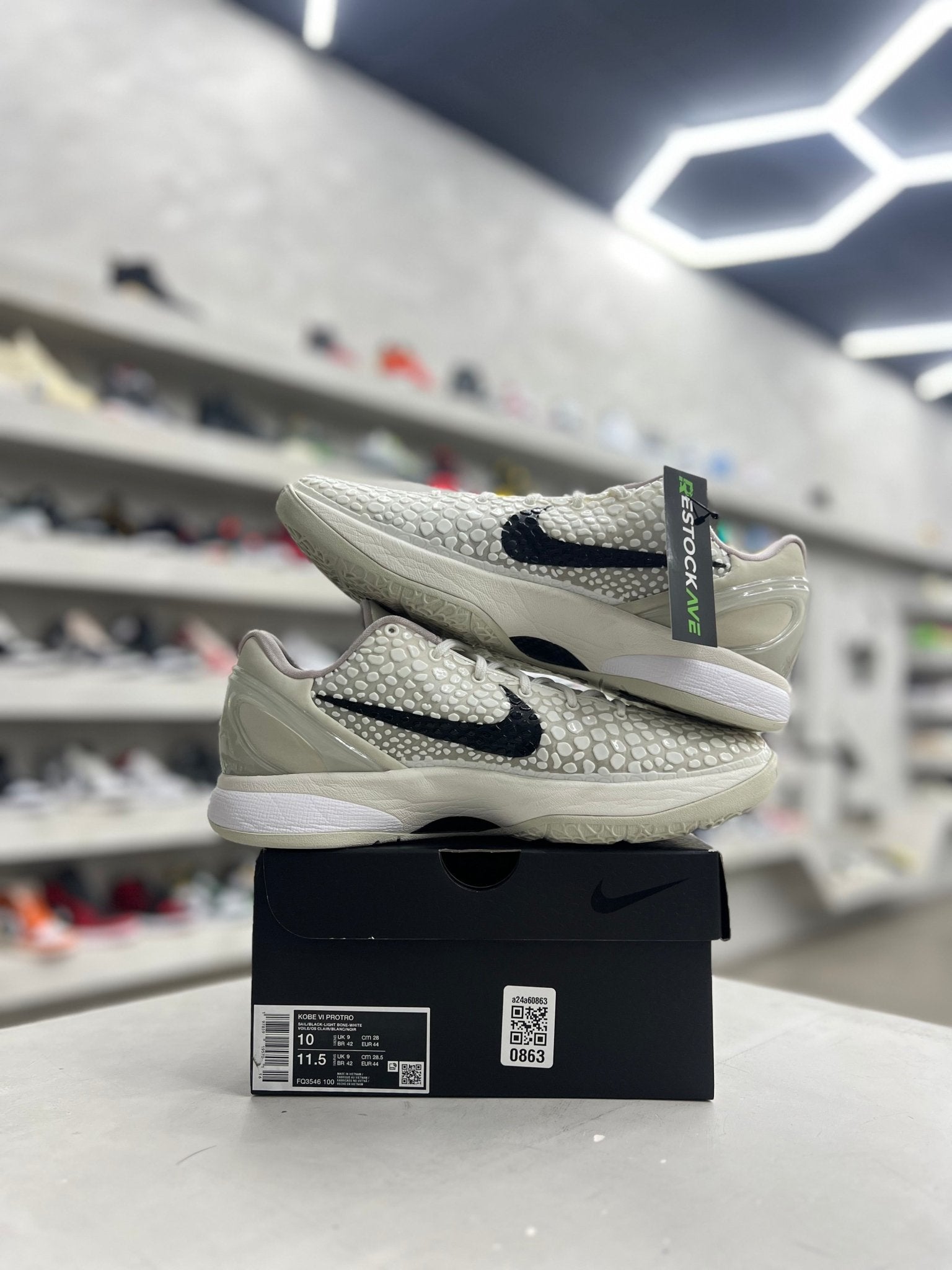 Nike Kobe 6 Protro Sail All - Star Sz 10 (PREOWNED) - Restock AveNike Kobe 6 Protro Sail All - Star Sz 10 (PREOWNED)Restock AveRestock Ave10Restock Ave