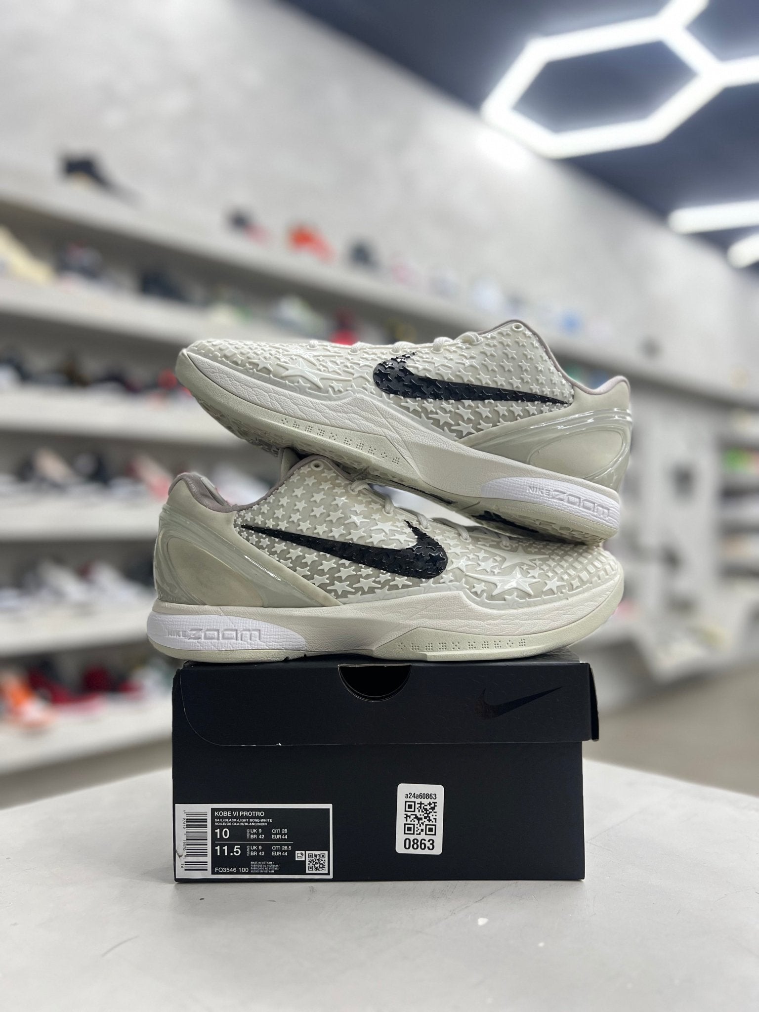 Nike Kobe 6 Protro Sail All - Star Sz 10 (PREOWNED) - Restock AveNike Kobe 6 Protro Sail All - Star Sz 10 (PREOWNED)Restock AveRestock Ave10Restock Ave