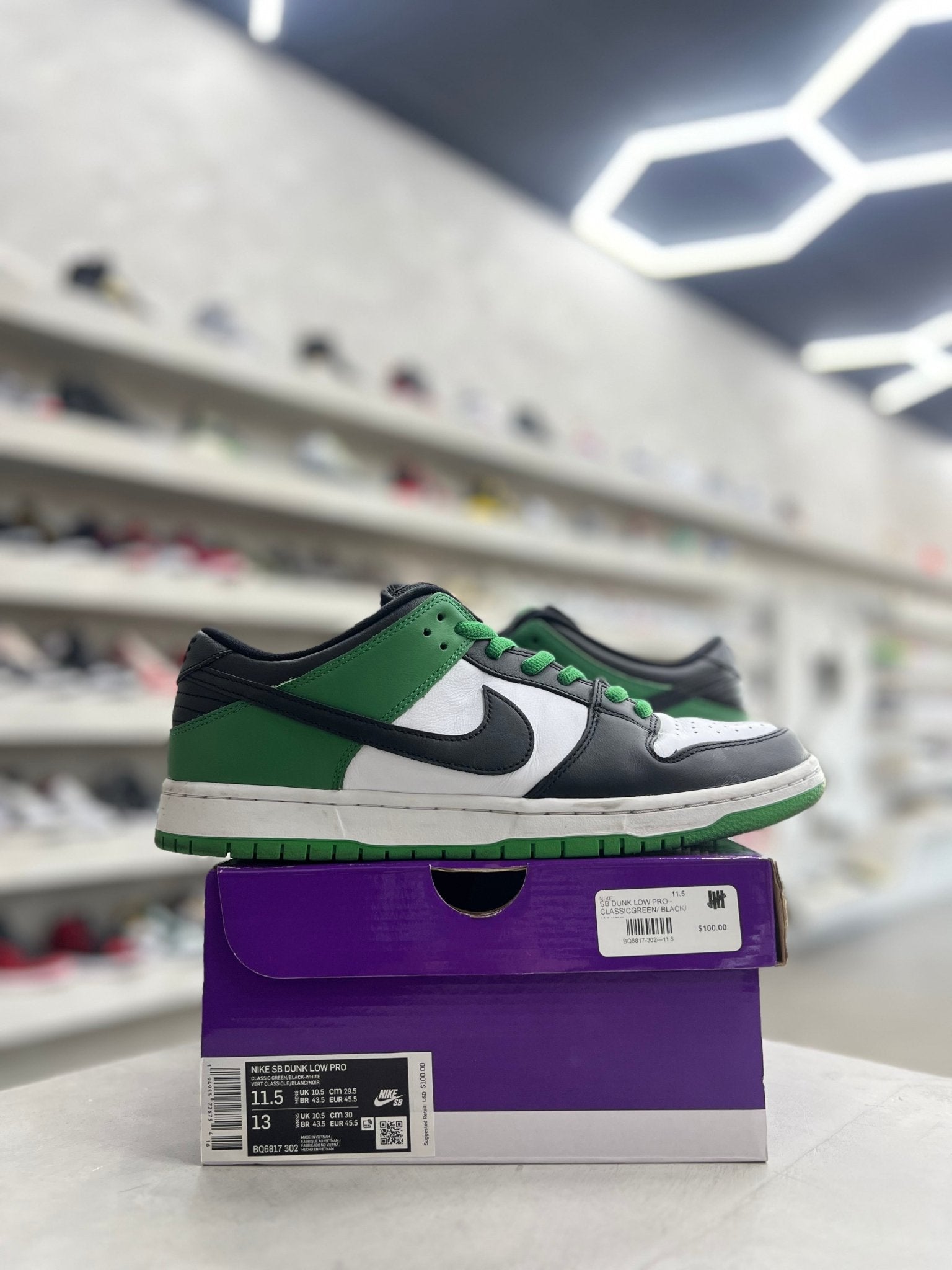 Nike SB Dunk Low Classic Green Sz 11.5 (PREOWNED) - Restock AveNike SB Dunk Low Classic Green Sz 11.5 (PREOWNED)Restock AveRestock Ave11.5Restock Ave