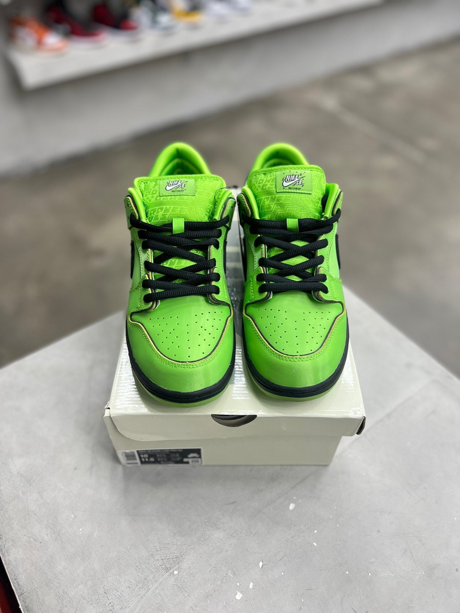 Nike SB Dunk Low The Powerpuff Girls Buttercup Sz 10 (PREOWNED) - Restock AveNike SB Dunk Low The Powerpuff Girls Buttercup Sz 10 (PREOWNED)Restock AveRestock Ave10Restock Ave