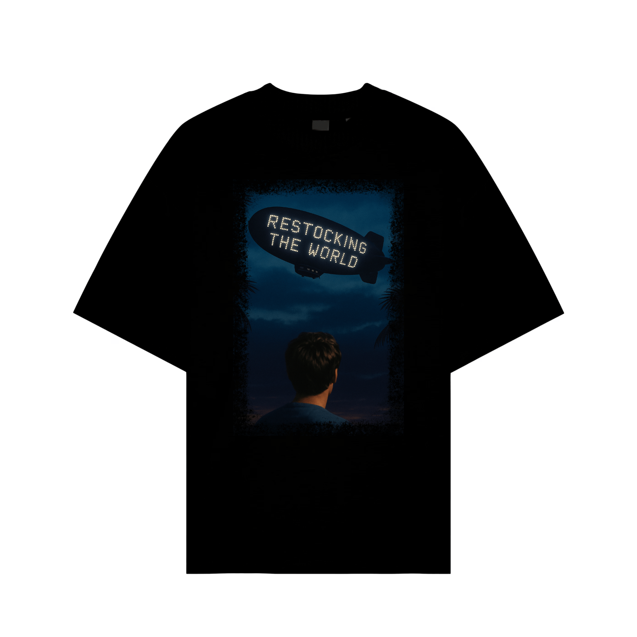 Restock Ave Blimp Black T-Shirt - Restock AveRestock Ave Blimp Black T-ShirtRestock AveRestock AveSRestock Ave