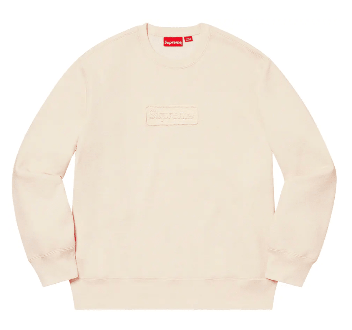 Supreme Cutout Logo Crewneck Natural - Restock AveSupreme Cutout Logo Crewneck NaturalRestock AveRestock AveLRestock Ave