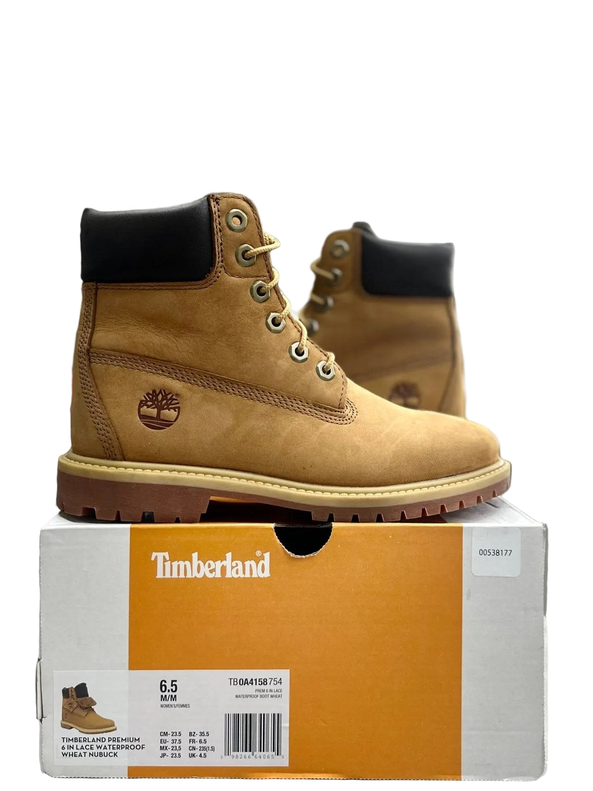 Timberland 6" Premium Waterproof Boot Wheat Sz W6.5/5 (PREOWNED) - Restock AveTimberland 6" Premium Waterproof Boot Wheat Sz W6.5/5 (PREOWNED)Restock AveRestock Avew6.5Restock Ave