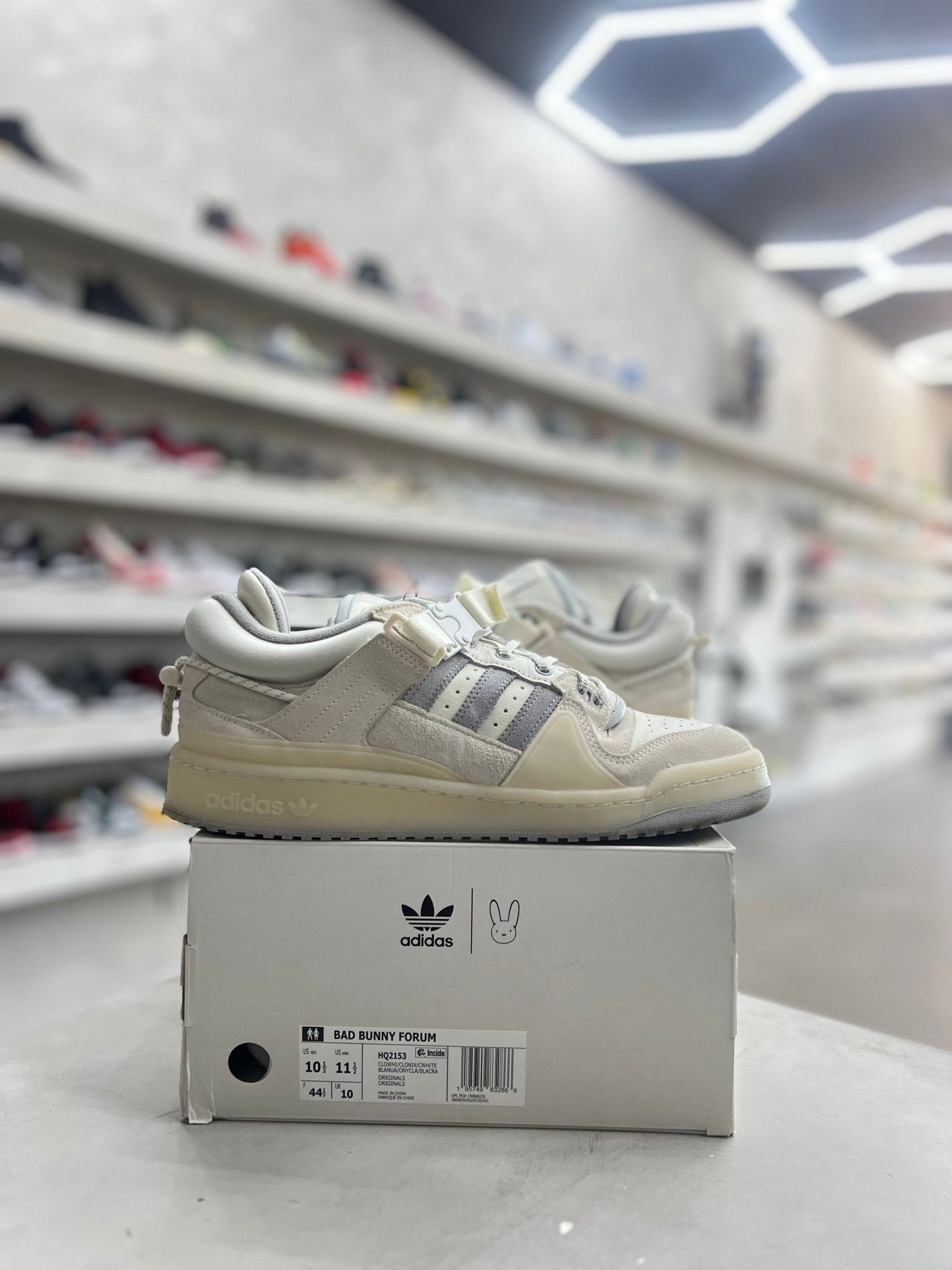 adidas Forum Buckle Low Bad Bunny Last Forum Sz 10.5 (PREOWNED) adidas Forum Buckle Low Bad Bunny Last Forum Sz 10.5 (PREOWNED)
