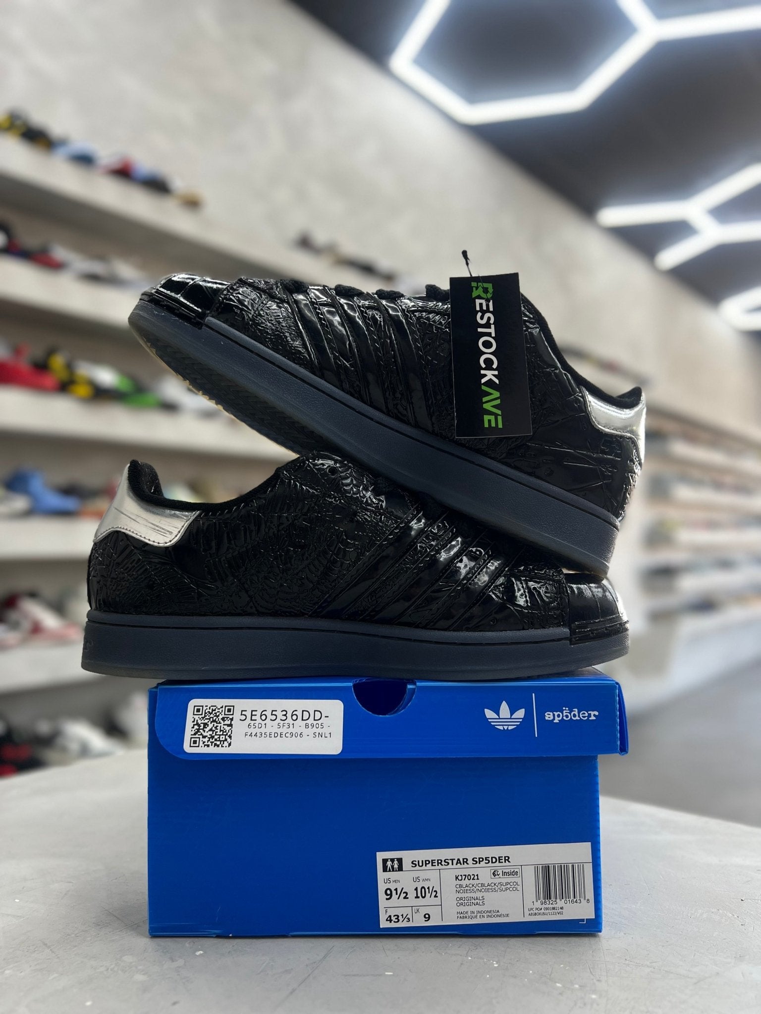 adidas Superstar Sp5der Black Sz 9.5 (PREOWNED) - Restock Aveadidas Superstar Sp5der Black Sz 9.5 (PREOWNED)Restock AveRestock Ave9.5Restock Ave
